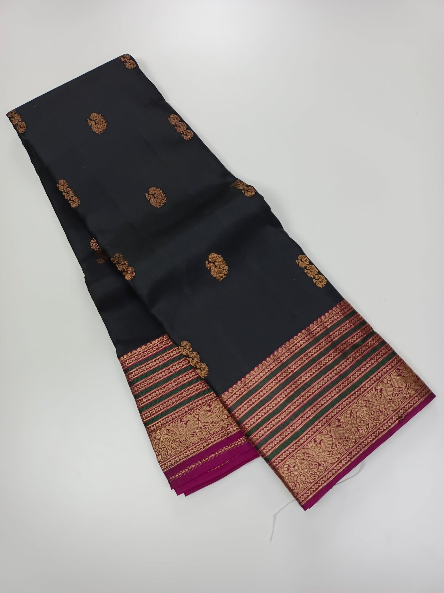 KANCHIPURAM PURE SILK SAREE - B S CHANNABASAPPA & SONS
