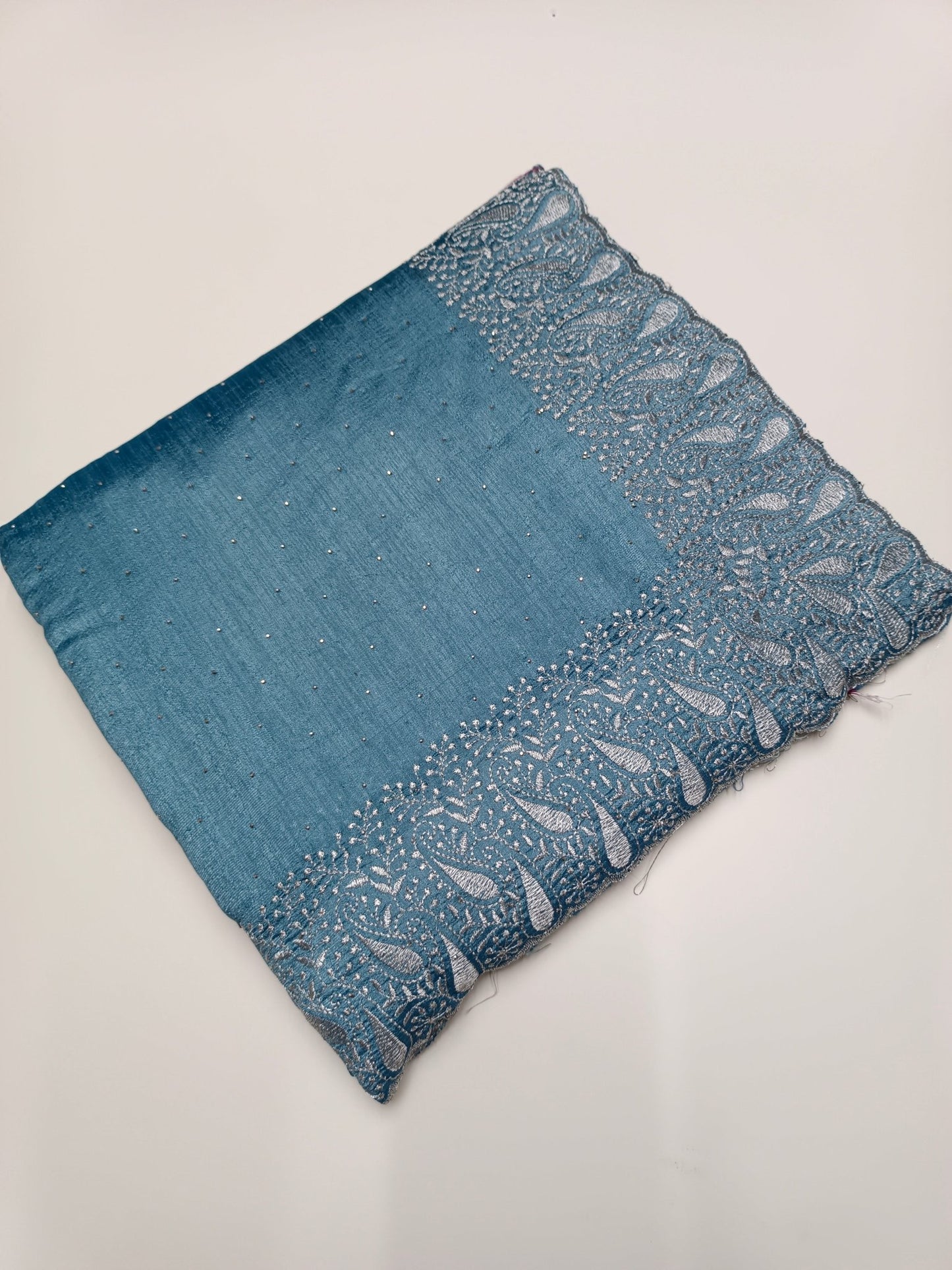 FANCY EMBROIDERY WORK SAREE - B S CHANNABASAPPA & SONS