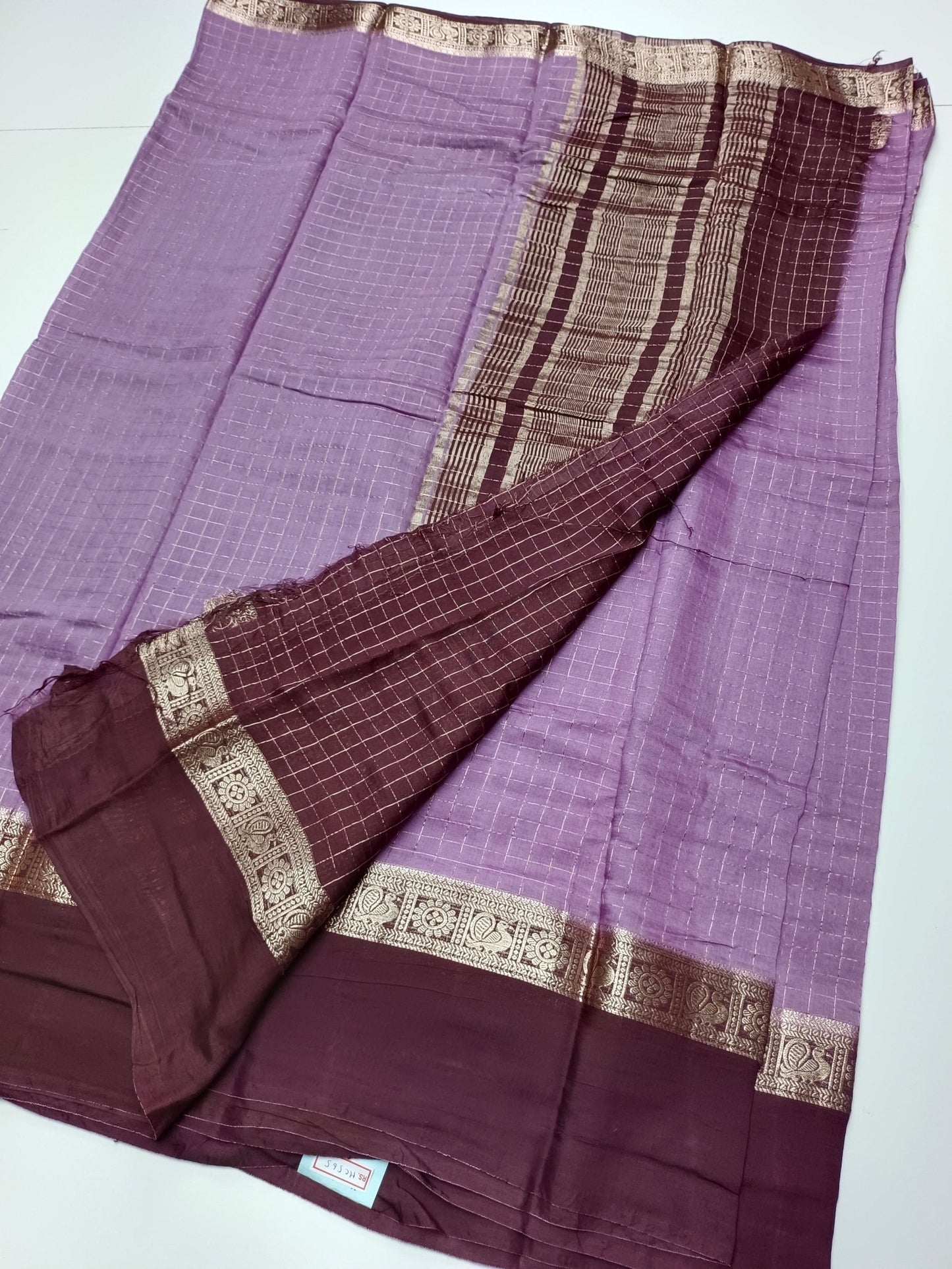 FANCY CHANDERI COTTON SAREE - B S CHANNABASAPPA & SONS