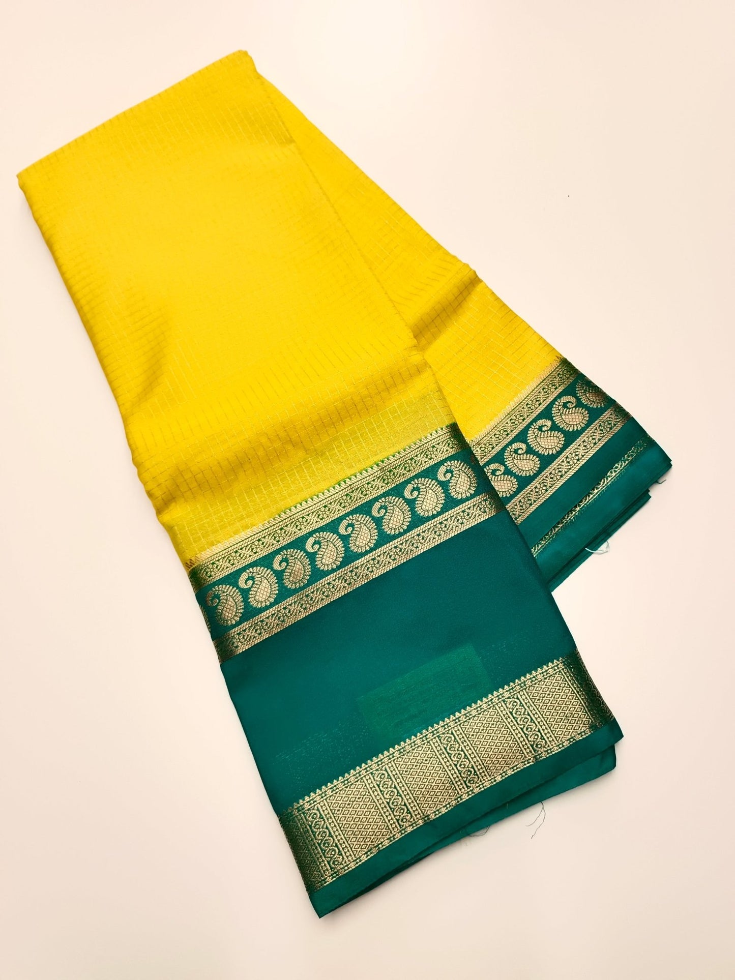 FANCY SEMI CREPE SILK SAREE - B S CHANNABASAPPA & SONS