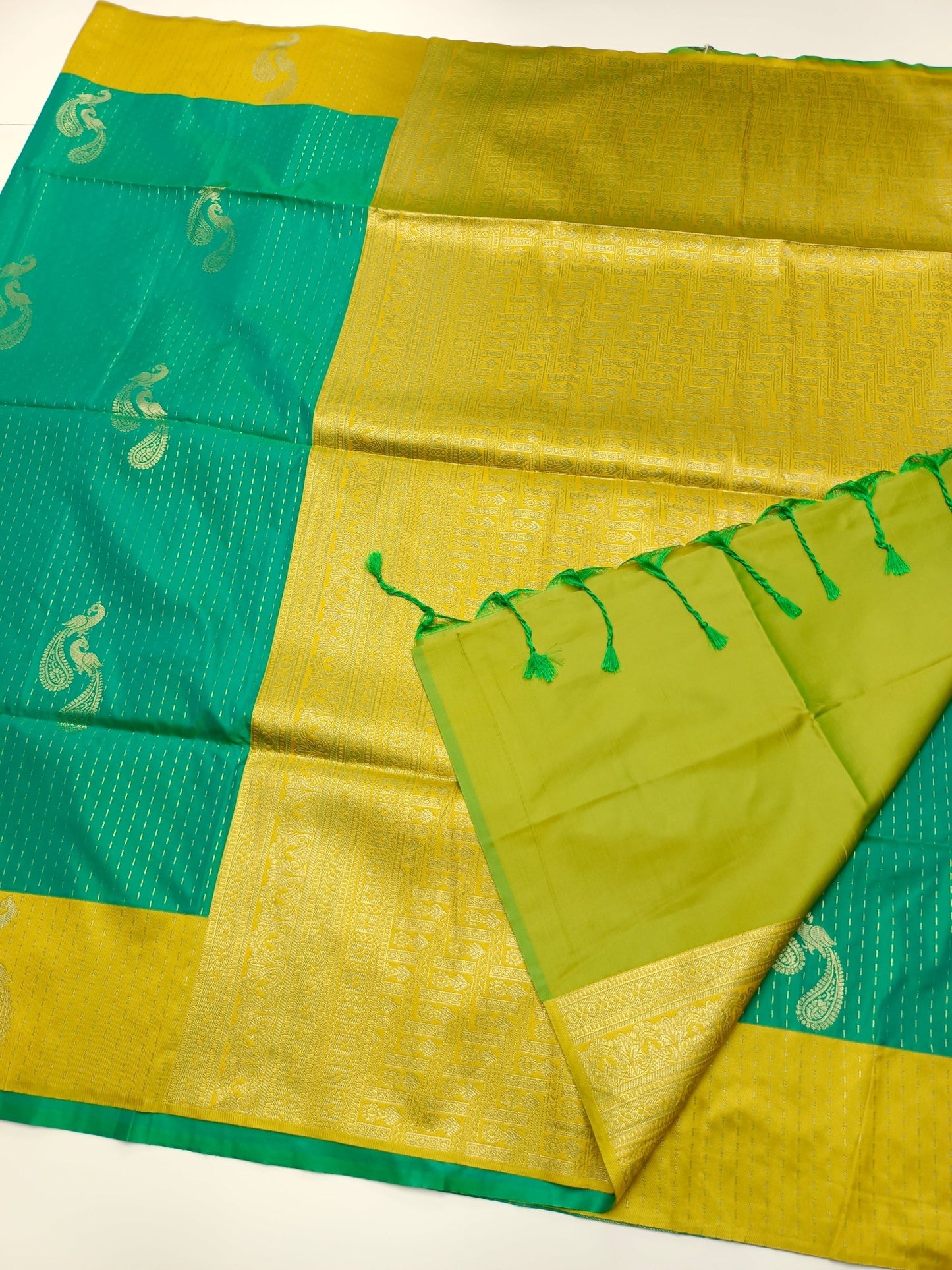FANCY SOFT SILK SAREE - B S CHANNABASAPPA & SONS