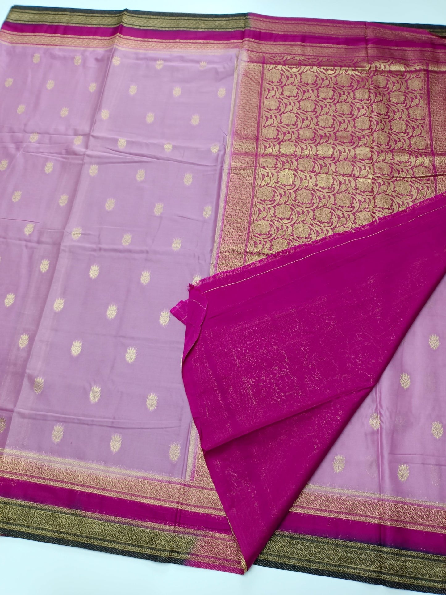 FANCY CREPE SILK SAREE - B S CHANNABASAPPA & SONS