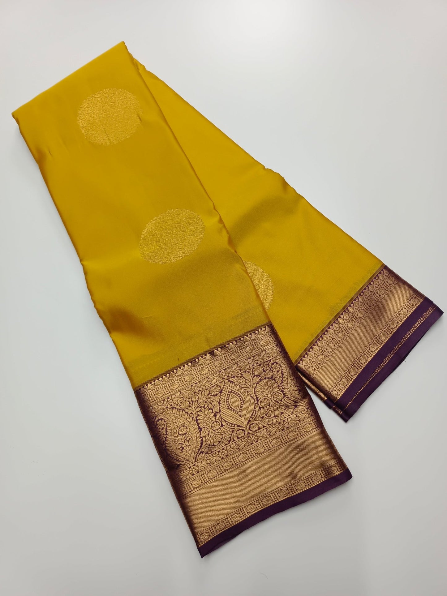 KANCHIPURAM SEMI SILK SAREE - B S CHANNABASAPPA & SONS