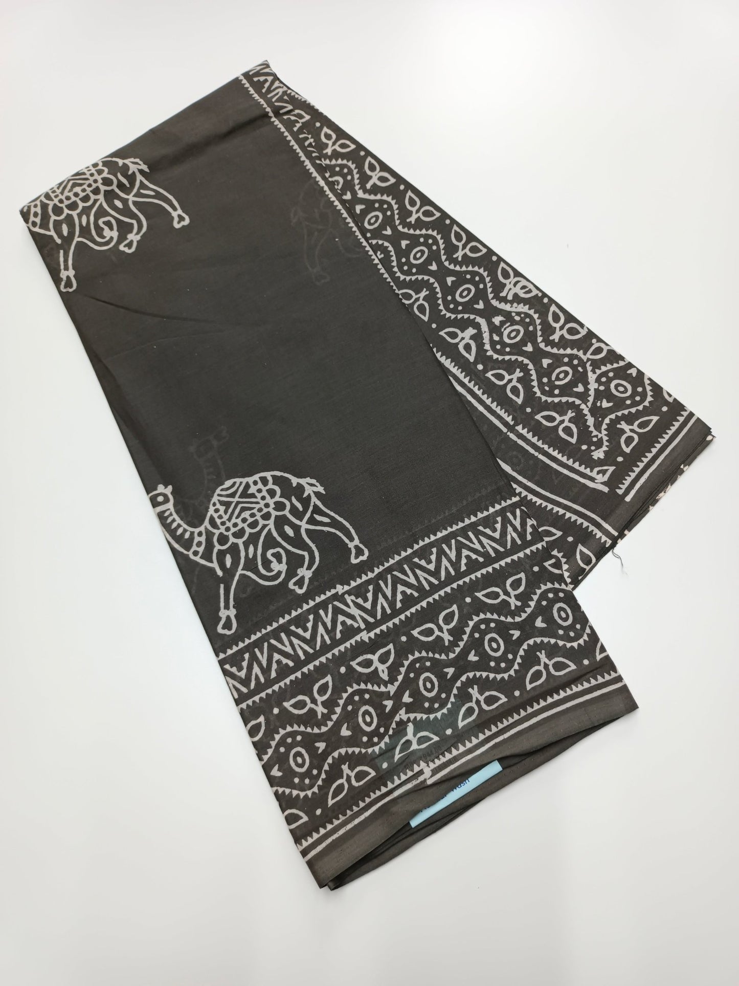 FANCY PRINTED COTTON SAREE - B S CHANNABASAPPA & SONS