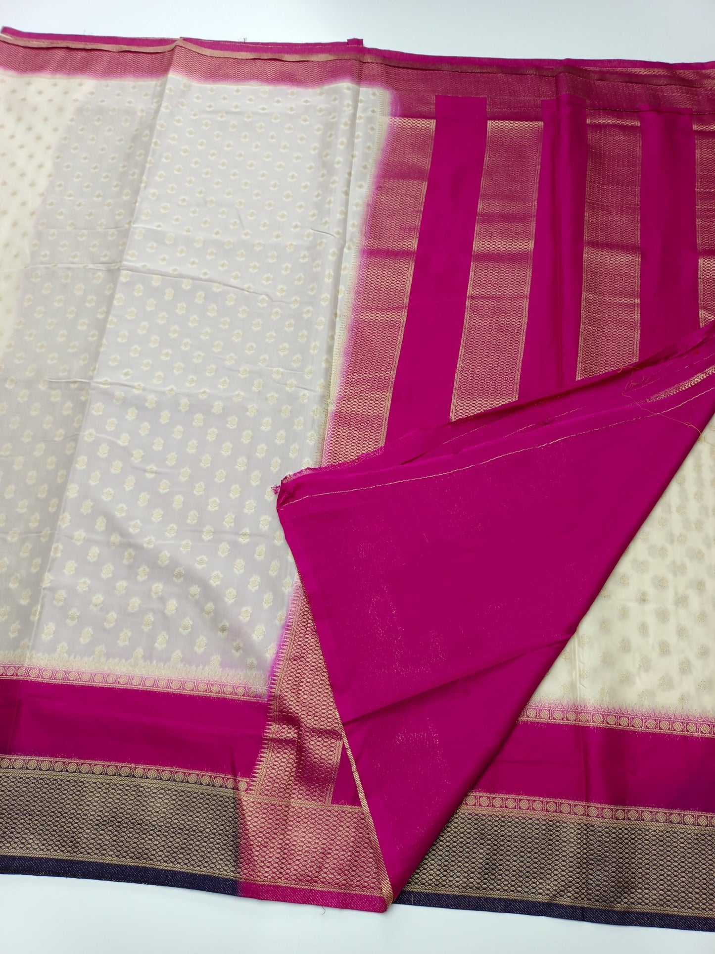 FANCY CREPE SILK SAREE - B S CHANNABASAPPA & SONS