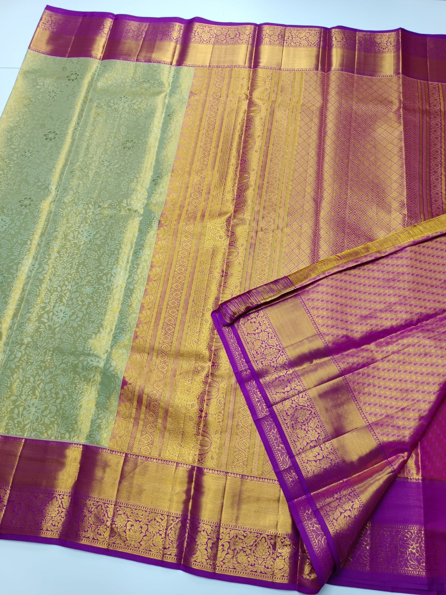 SEMI BRIDAL SILK SAREE