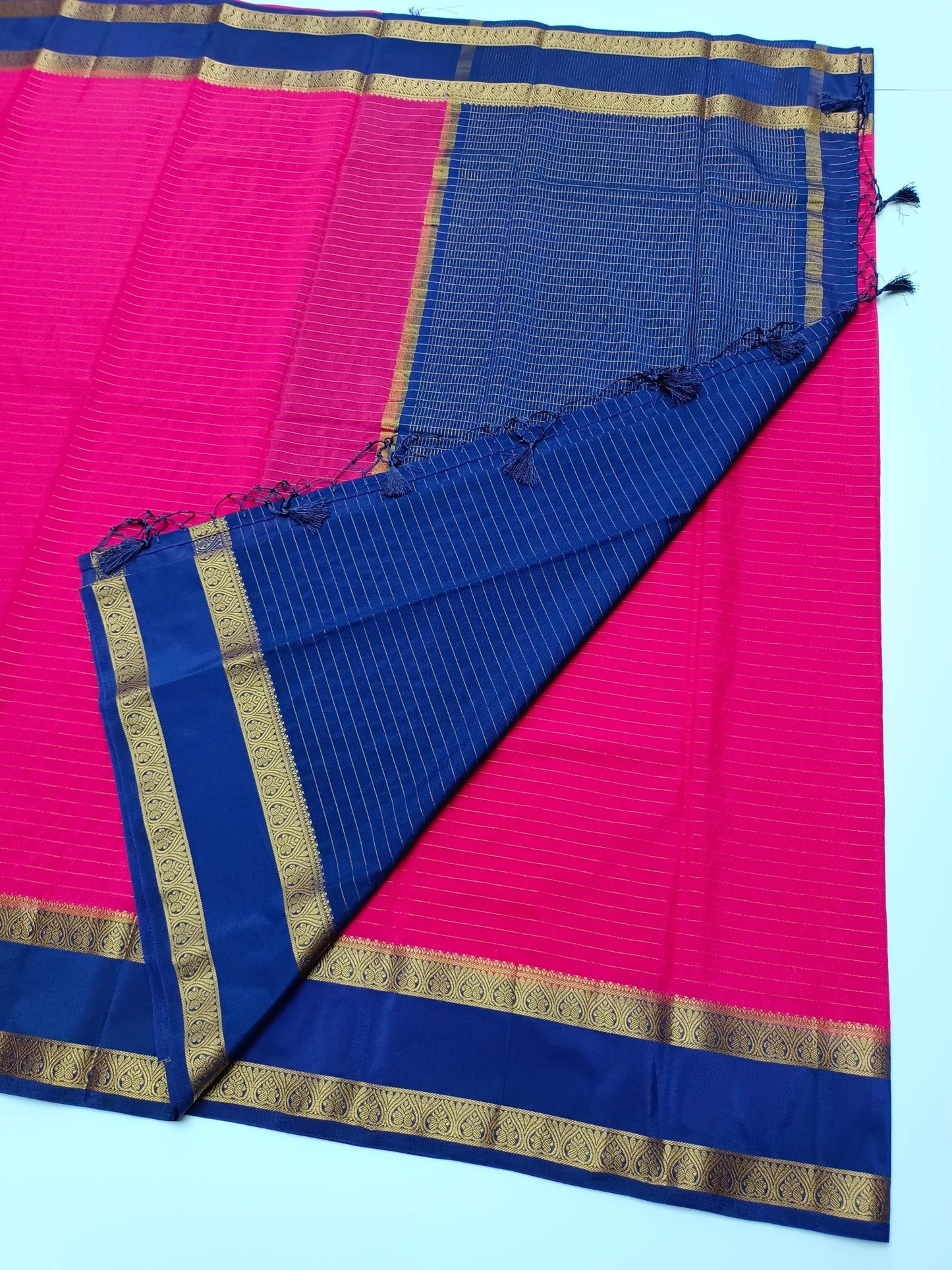 SEMI CREPE SILK SAREE - B S CHANNABASAPPA & SONS