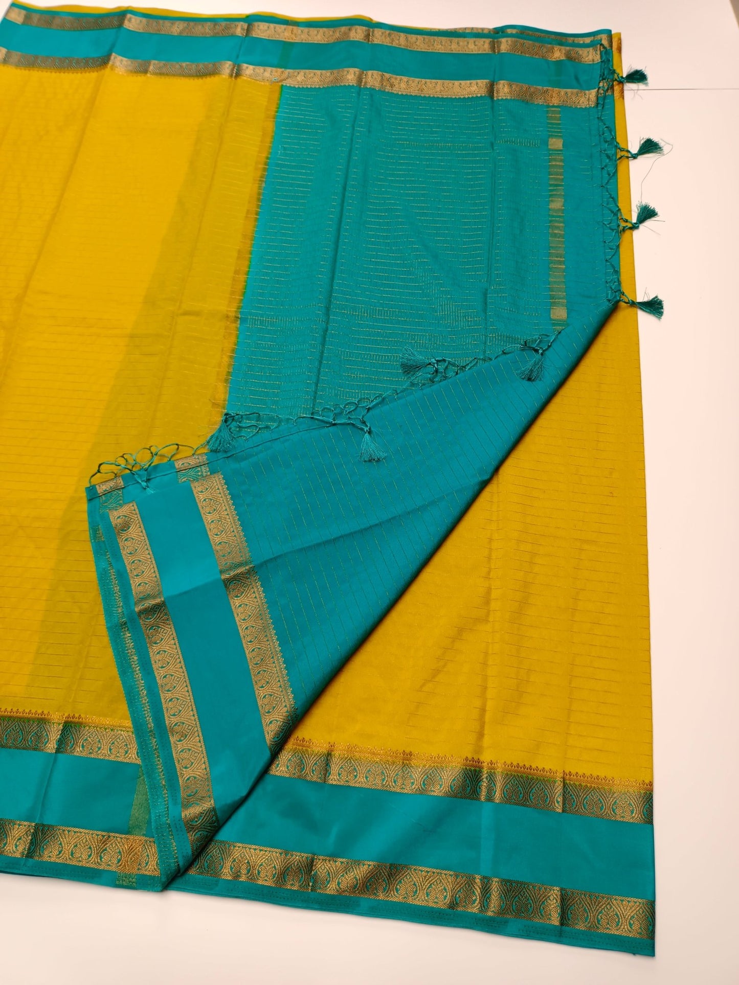 SEMI CREPE SILK SAREE - B S CHANNABASAPPA & SONS