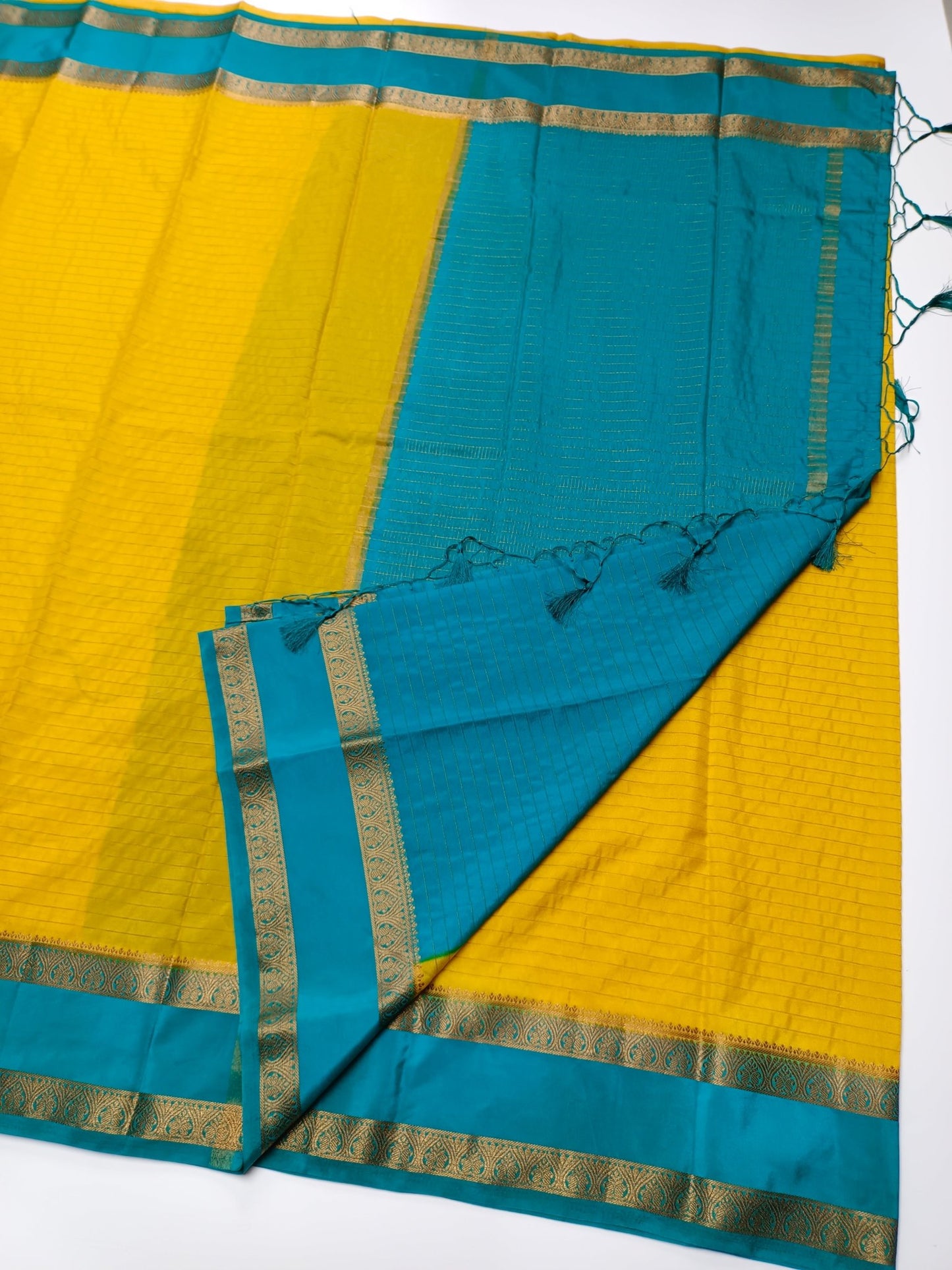 SEMI CREPE SILK SAREE - B S CHANNABASAPPA & SONS
