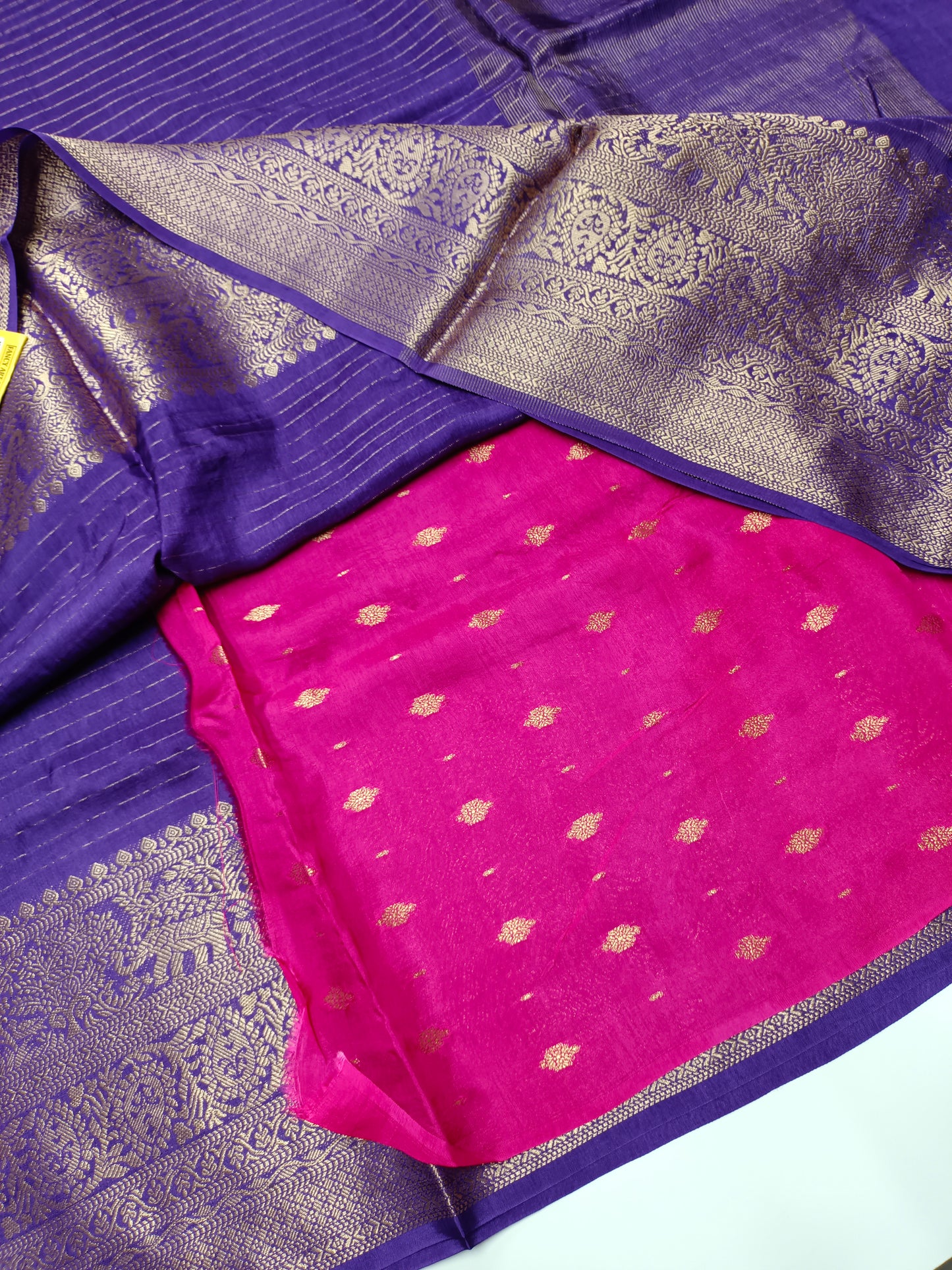 FANCY SEMI CREPE SILK SAREE