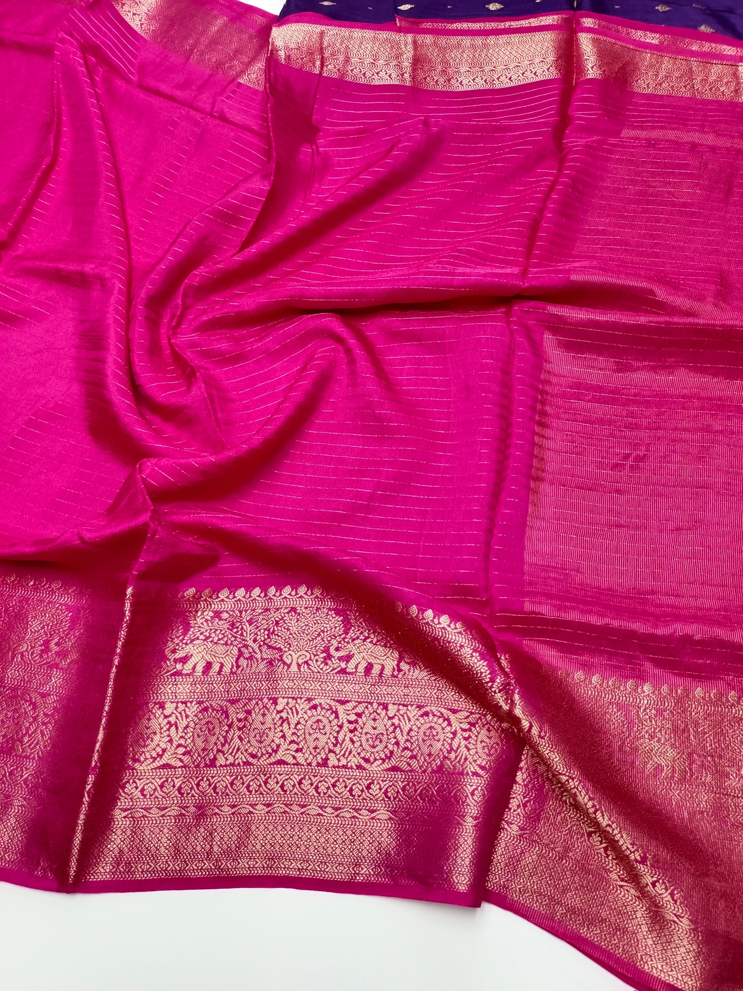 FANCY SEMI CREPE SILK SAREE