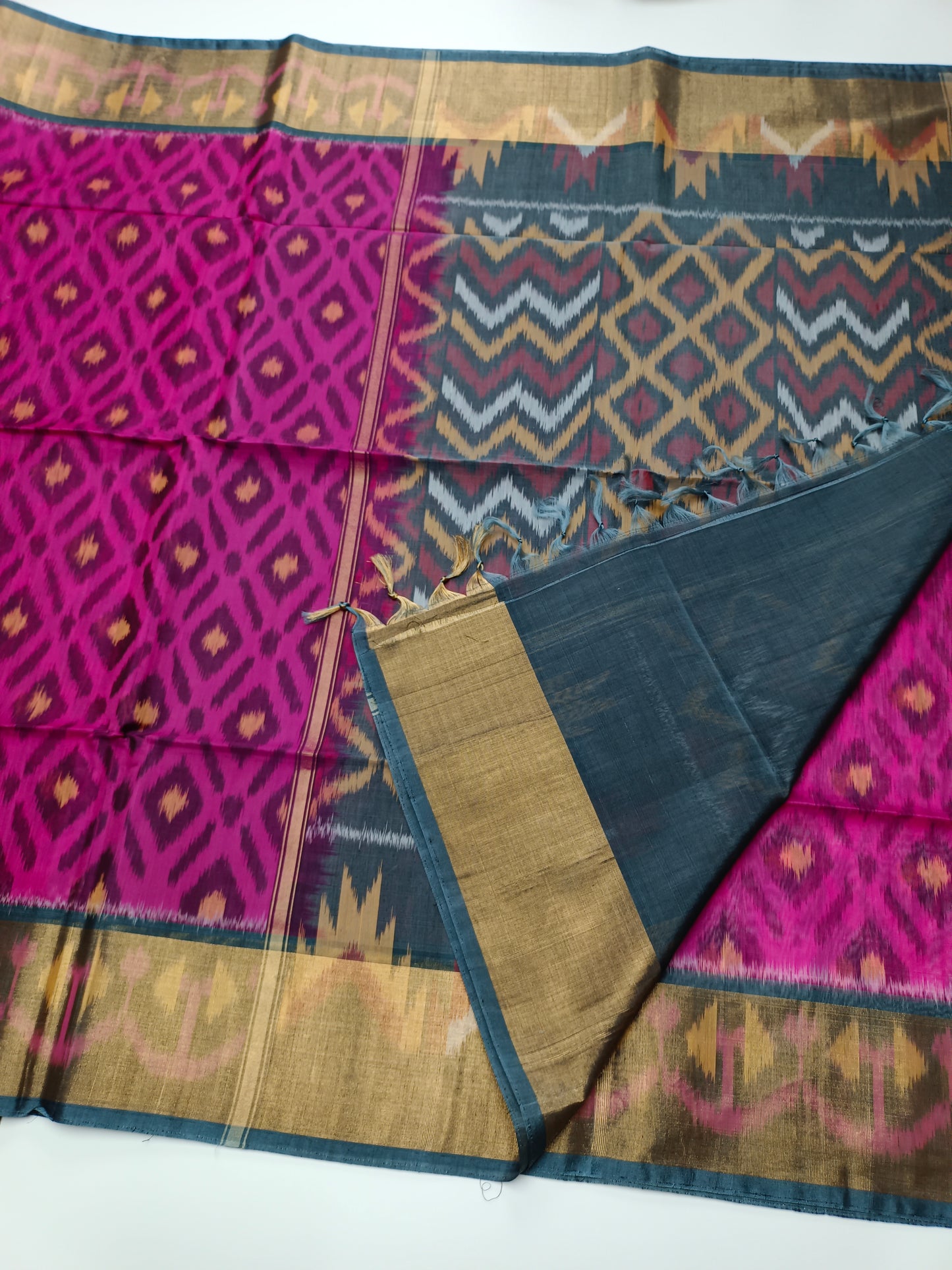 SEMI POCHAMPALLI COTTON SAREE