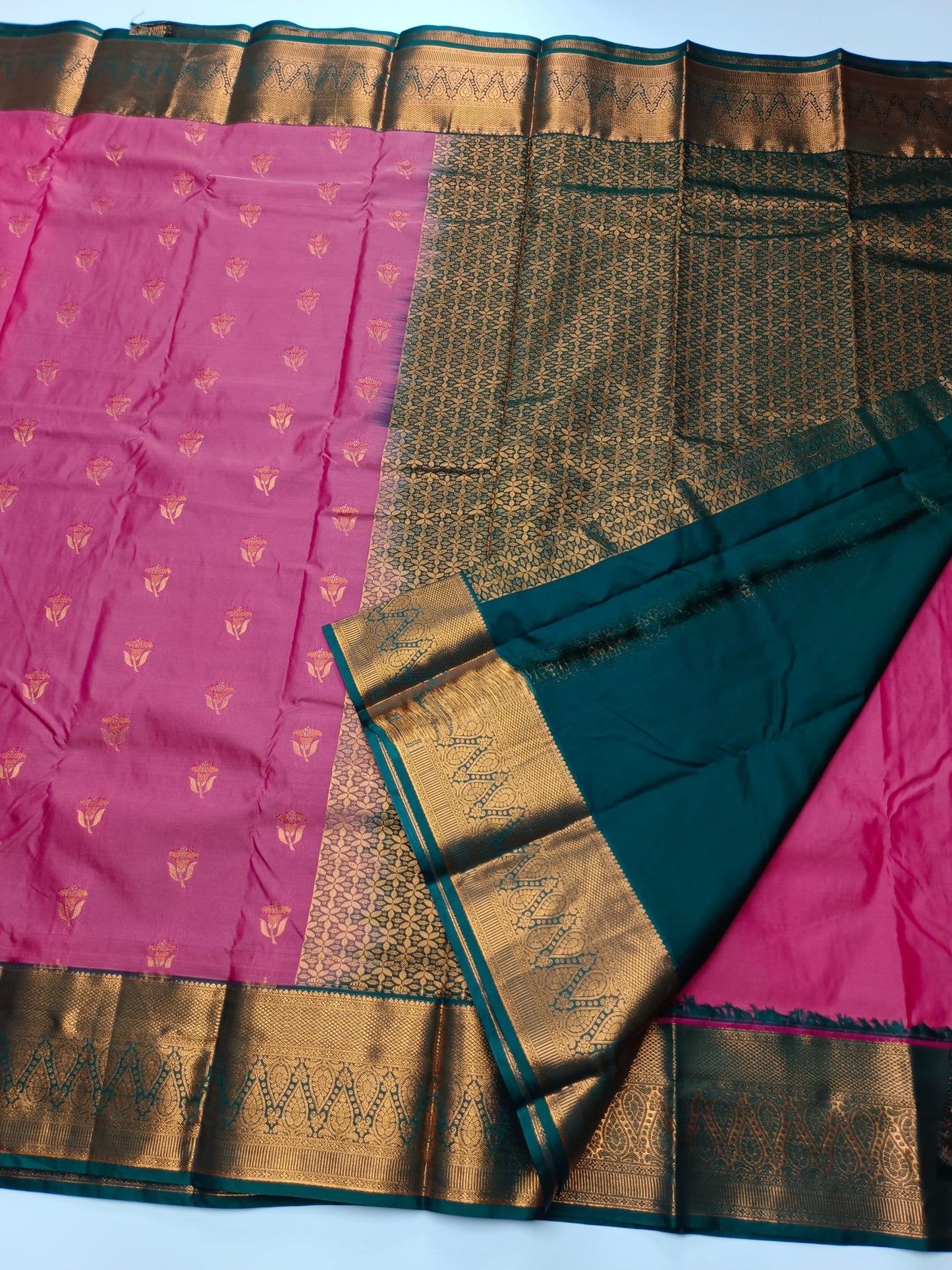 KANCHIPURAM ART SILK SAREE - B S CHANNABASAPPA & SONS