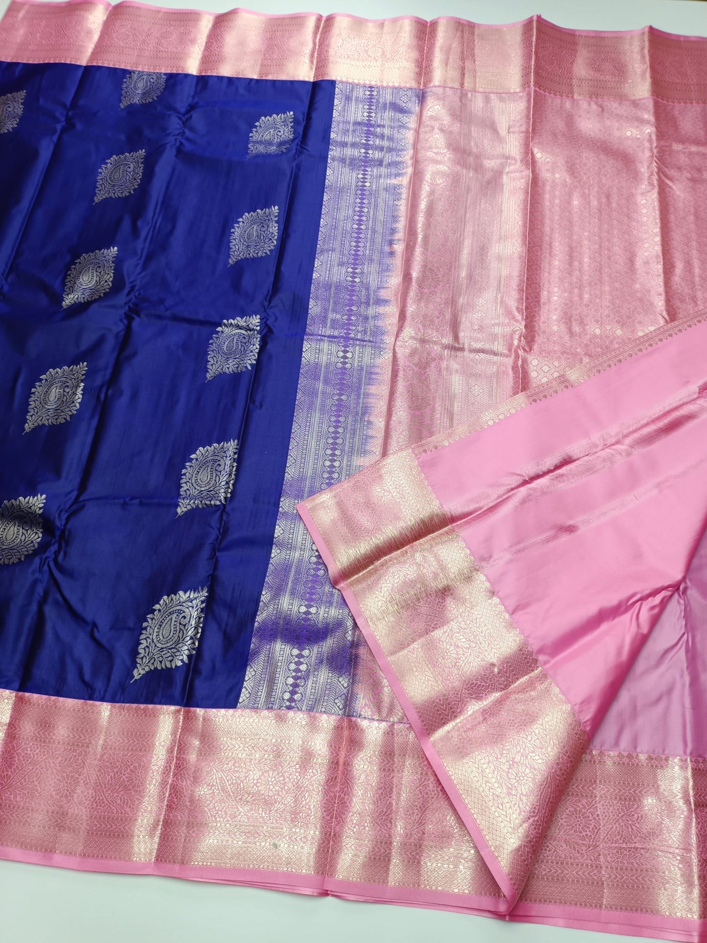 KANCHIPURAM ART SILK SAREE - B S CHANNABASAPPA & SONS