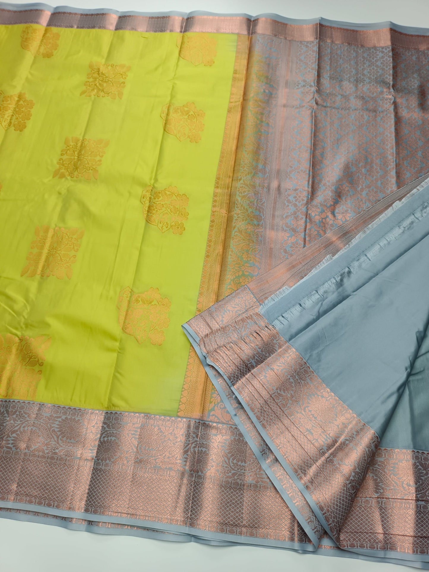 KANCHIPURAM ART SILK SAREE - B S CHANNABASAPPA & SONS