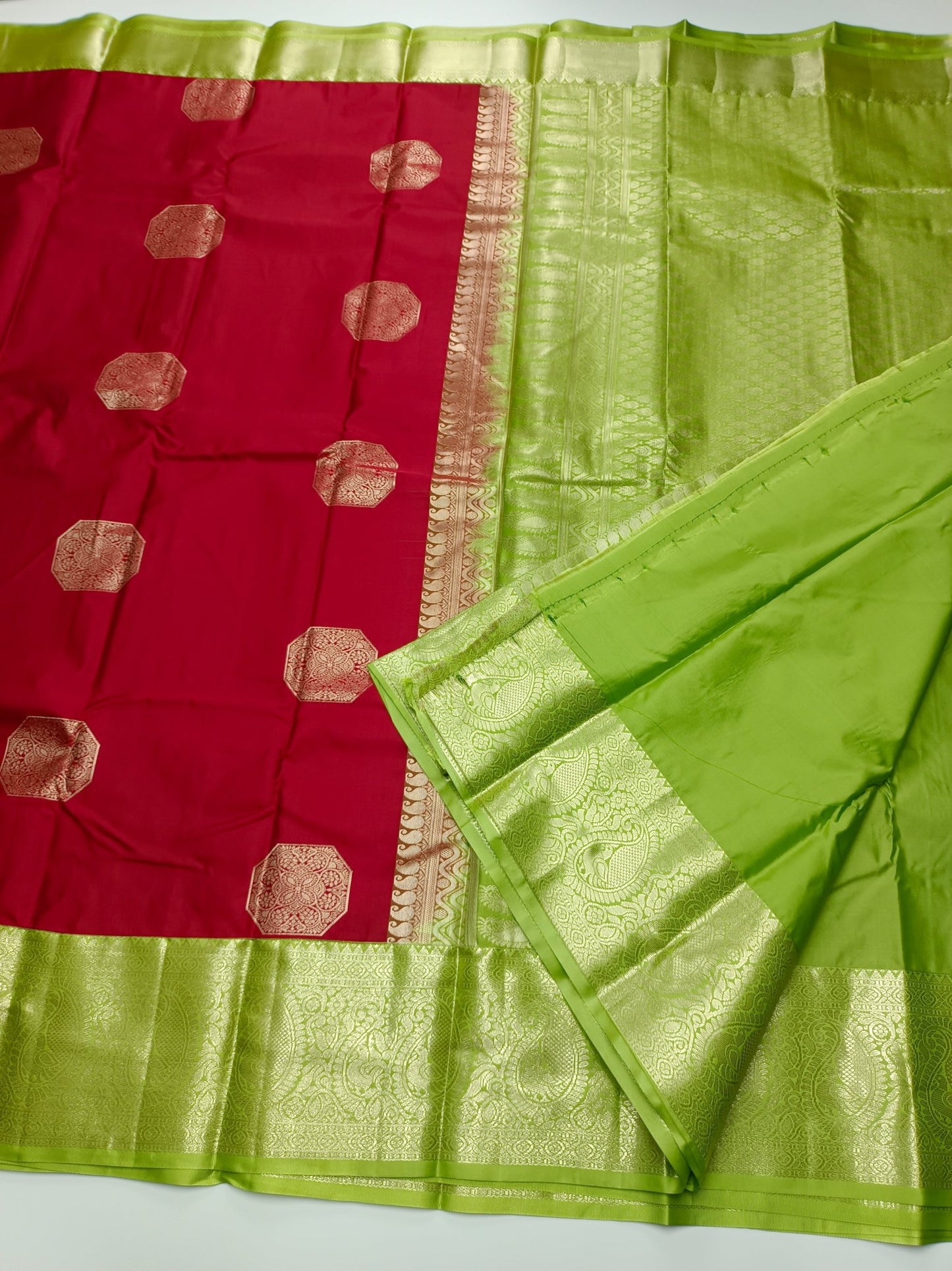 KANCHIPURAM ART SILK SAREE - B S CHANNABASAPPA & SONS