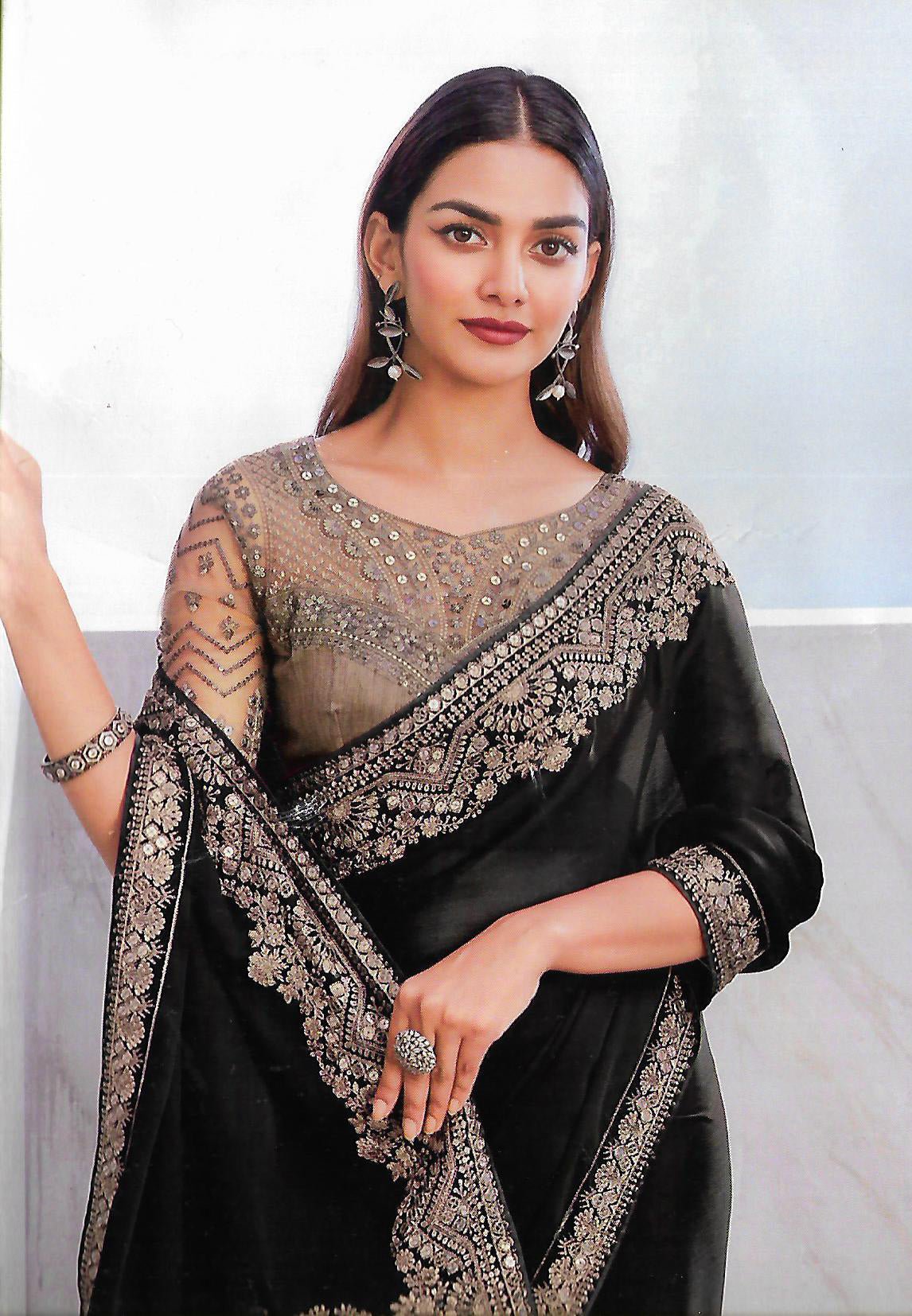 FANCY DESIGNER SAREE - B S CHANNABASAPPA & SONS