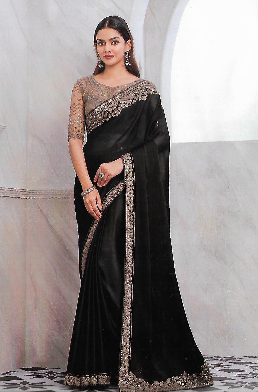 FANCY DESIGNER SAREE - B S CHANNABASAPPA & SONS