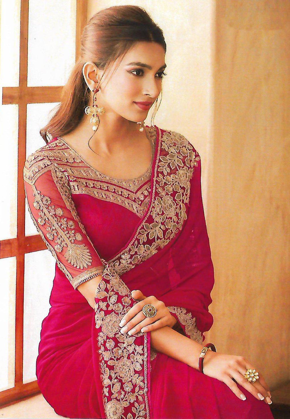 FANCY DESIGNER SAREE - B S CHANNABASAPPA & SONS