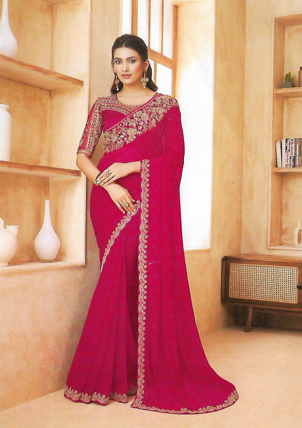 FANCY DESIGNER SAREE - B S CHANNABASAPPA & SONS