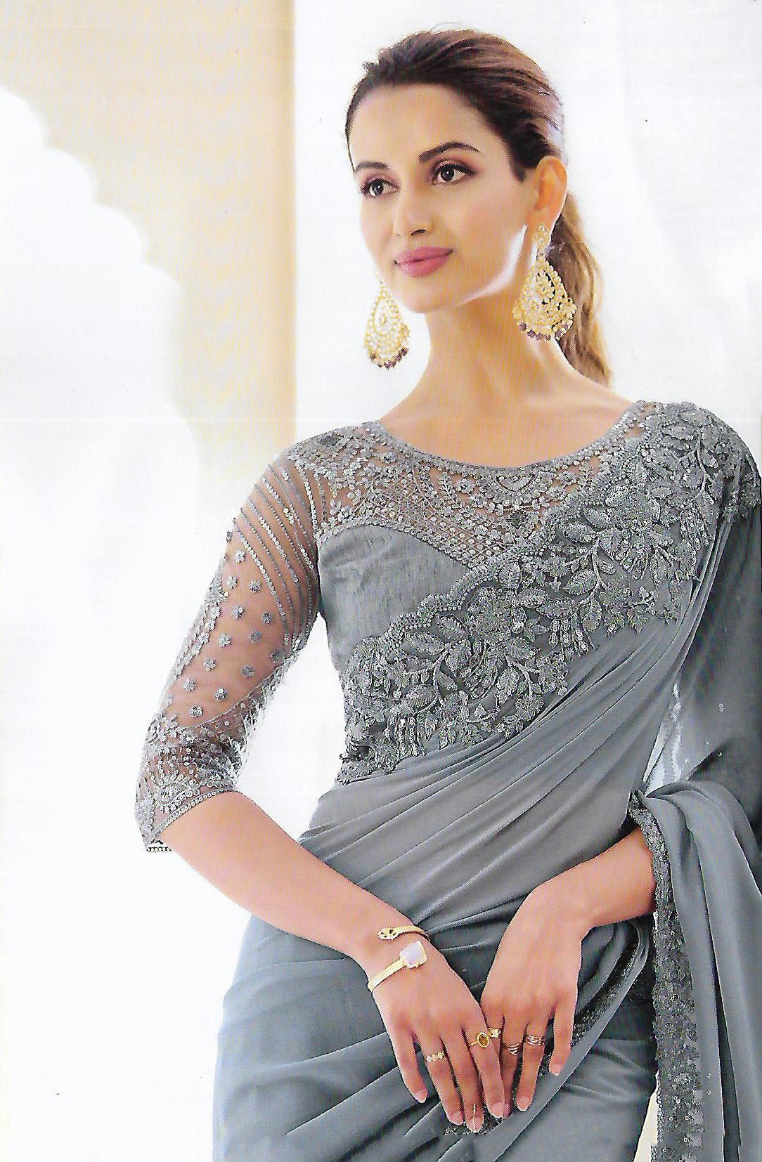 FANCY DESIGNER SAREE - B S CHANNABASAPPA & SONS
