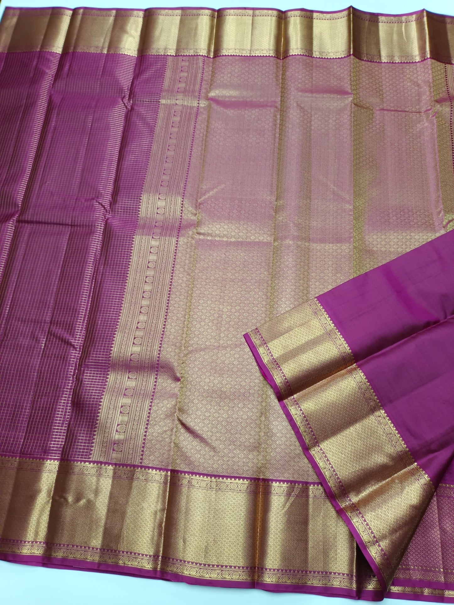 KANCHIPURAM PURE SILK SAREE - B S CHANNABASAPPA & SONS