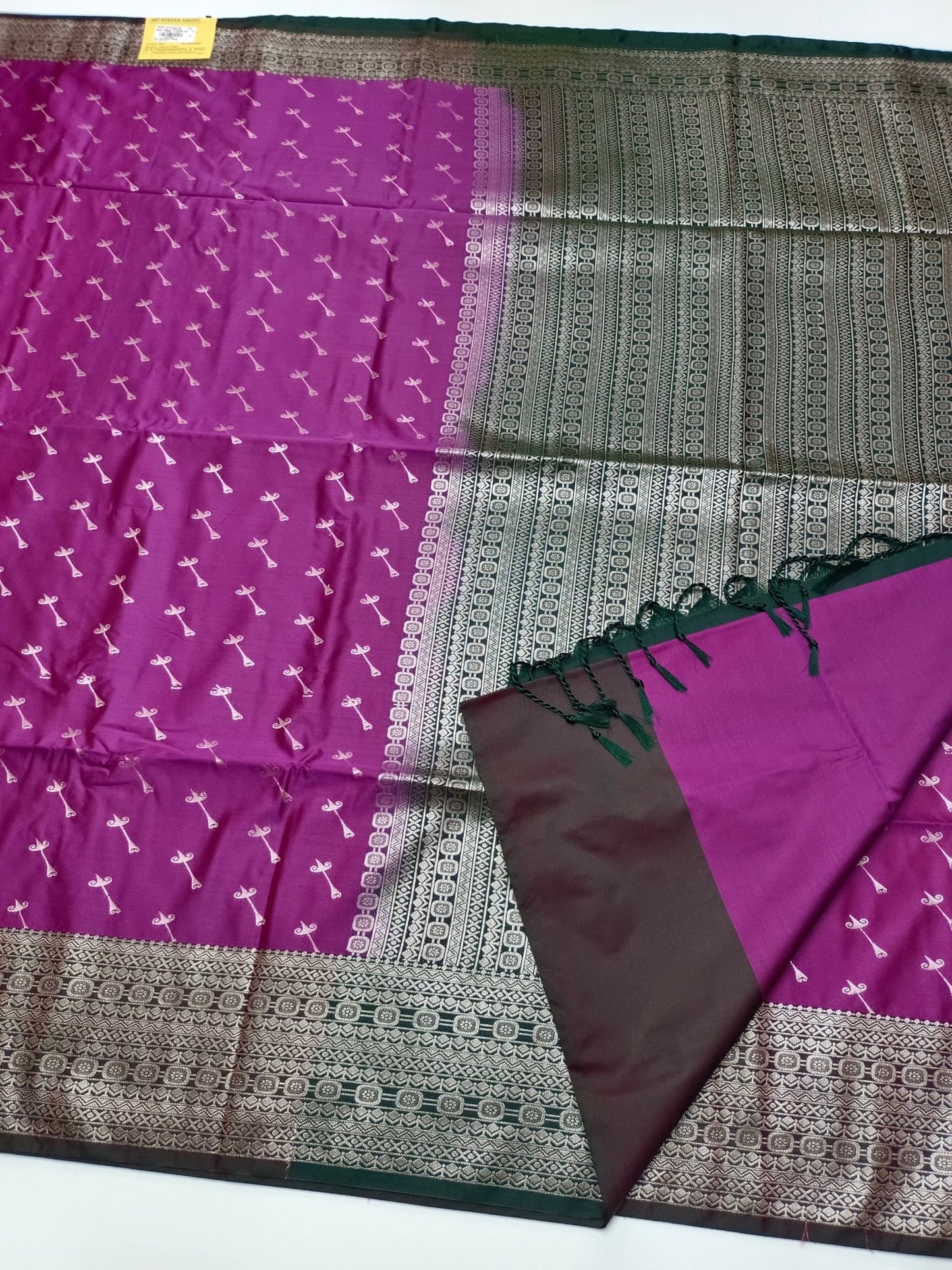 SOFT ART SILK SAREE - B S CHANNABASAPPA & SONS