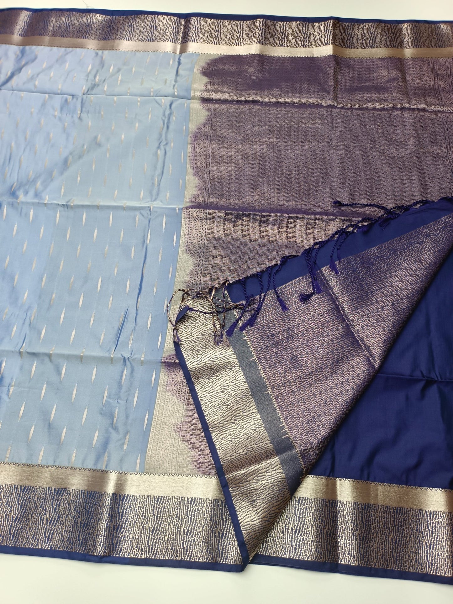 KANCHIPURAM SOFT ART SILK SAREE - B S CHANNABASAPPA & SONS