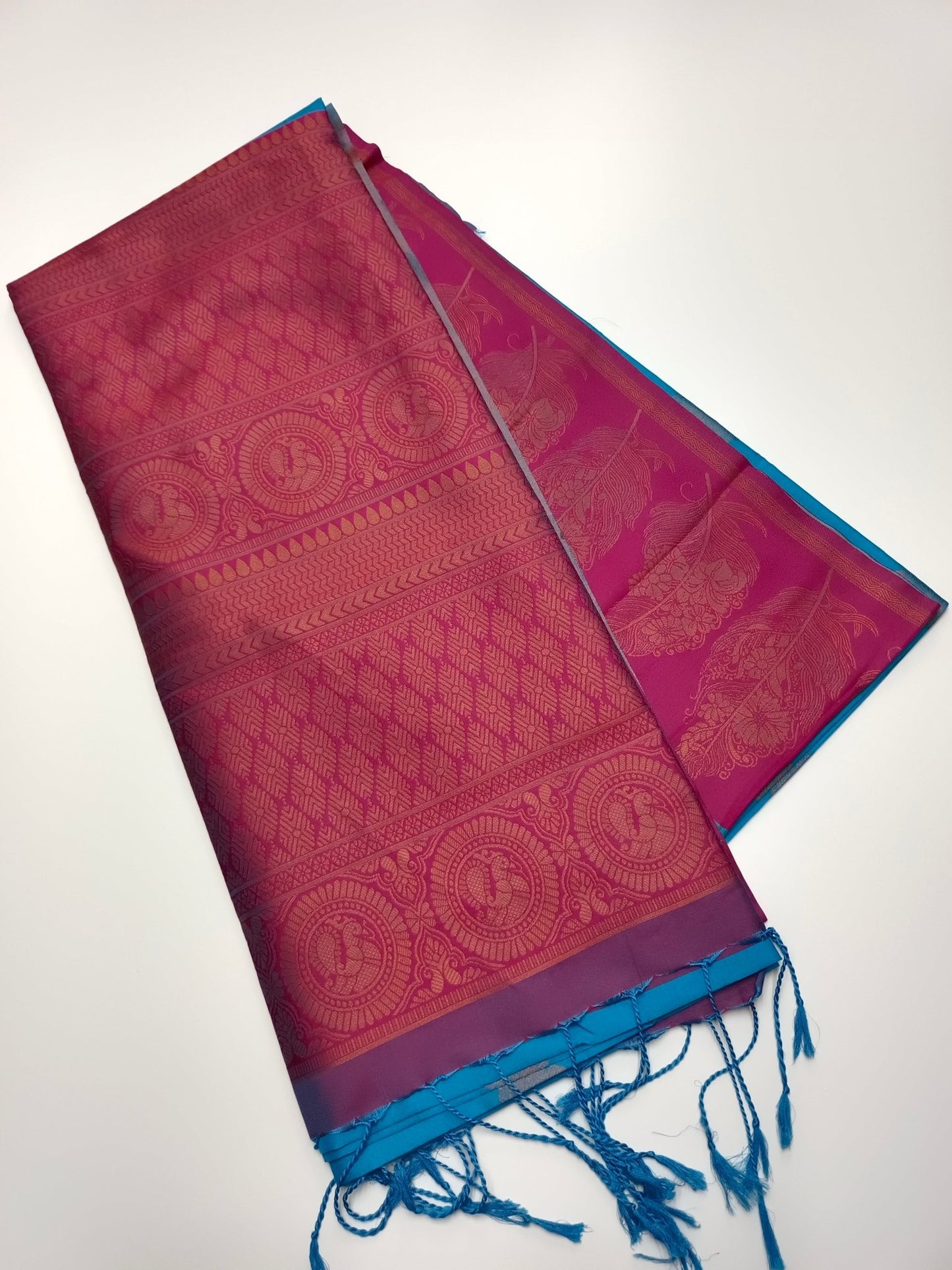 SOFT ART SILK SAREE - B S CHANNABASAPPA & SONS