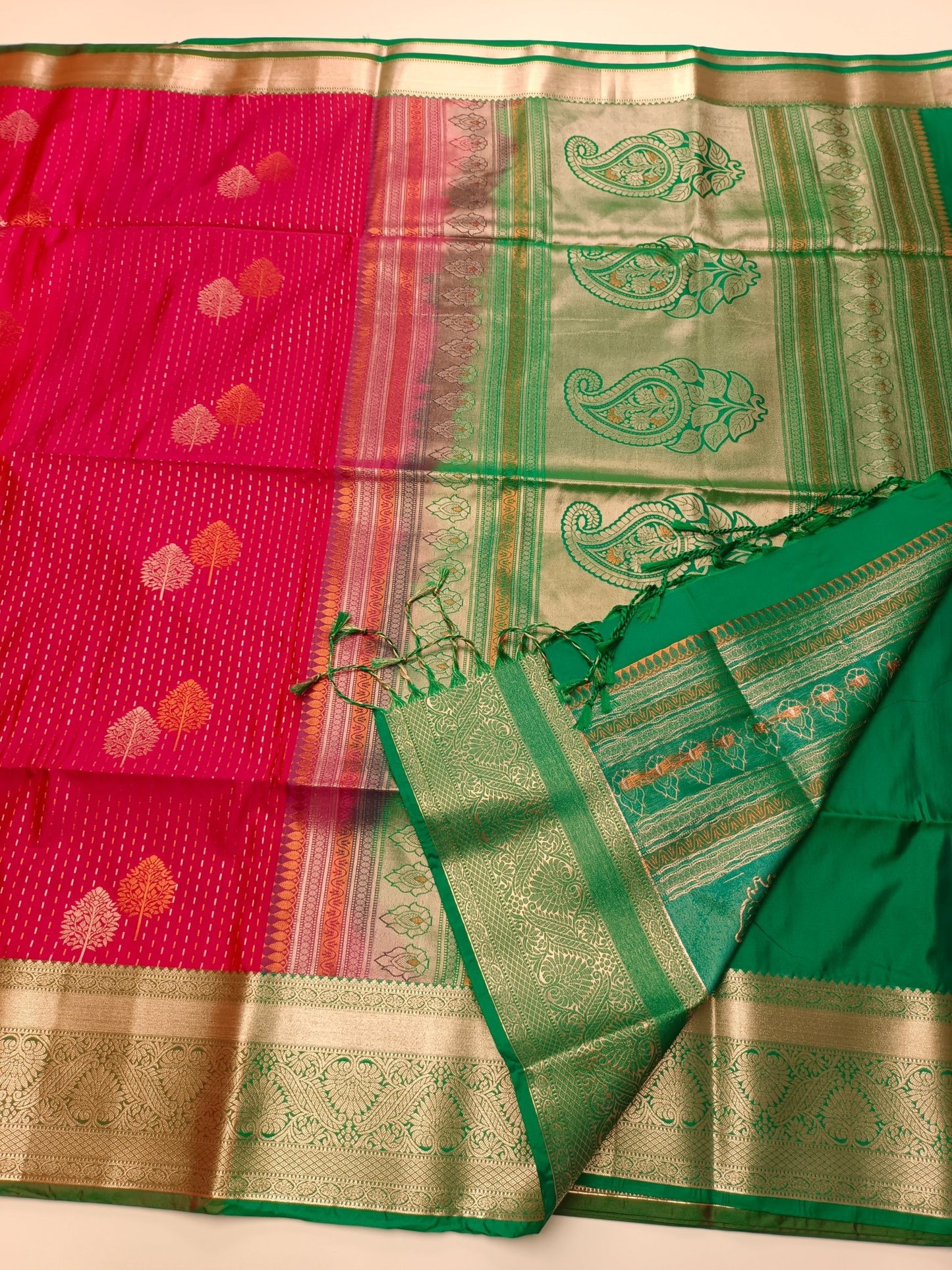 SOFT ART SILK SAREE - B S CHANNABASAPPA & SONS