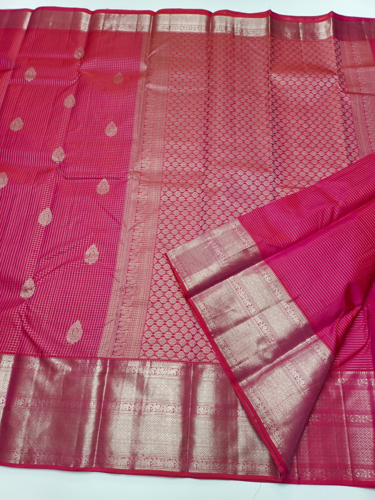 KANCHIPURAM PURE SILK SAREE - B S CHANNABASAPPA & SONS