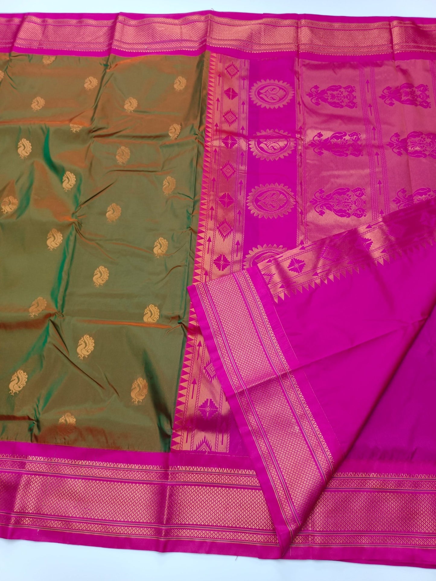 FANCY ART SILK SAREE - B S CHANNABASAPPA & SONS