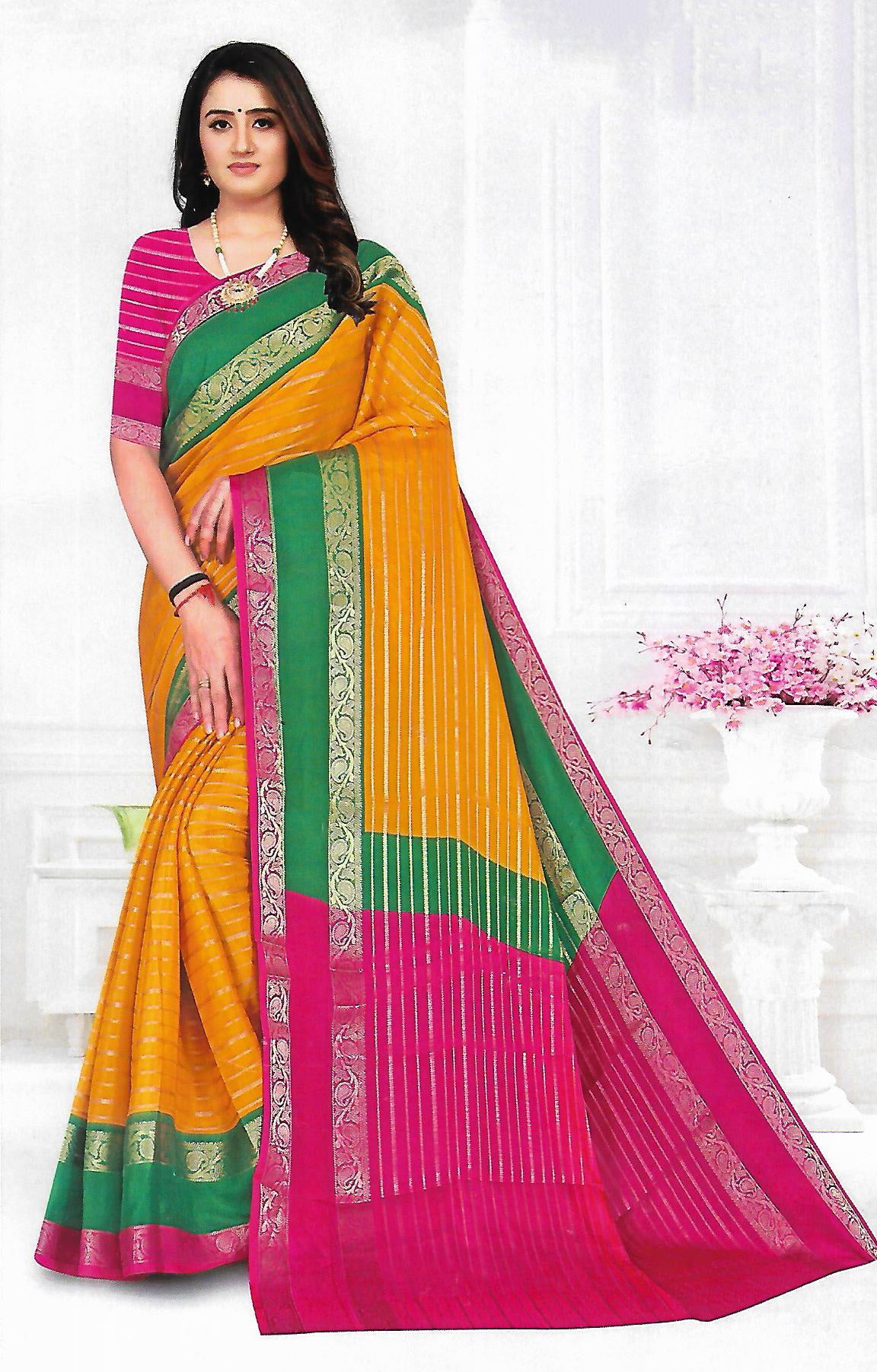 FANCY SYNTHETIC SAREE