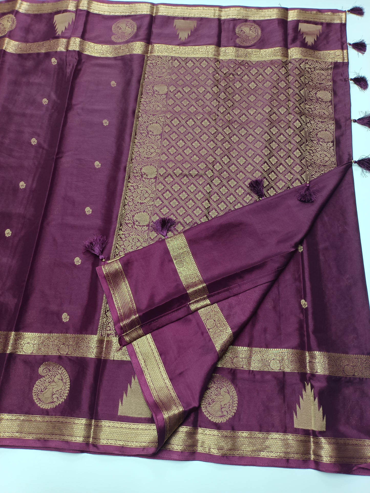 SEMI CREPE SILK SAREE