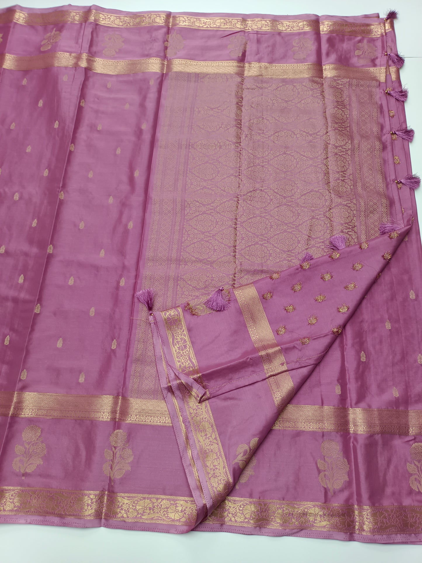 SEMI CREPE SILK SAREE