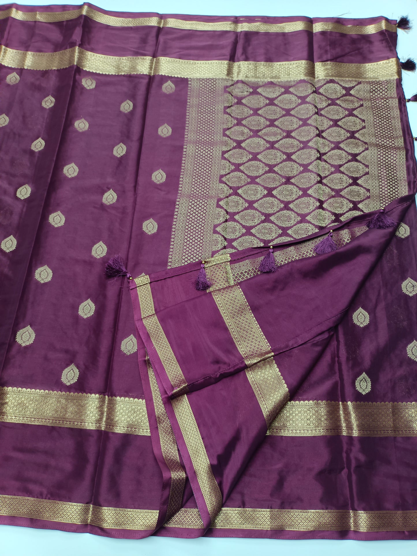 SEMI CREPE SILK SAREE