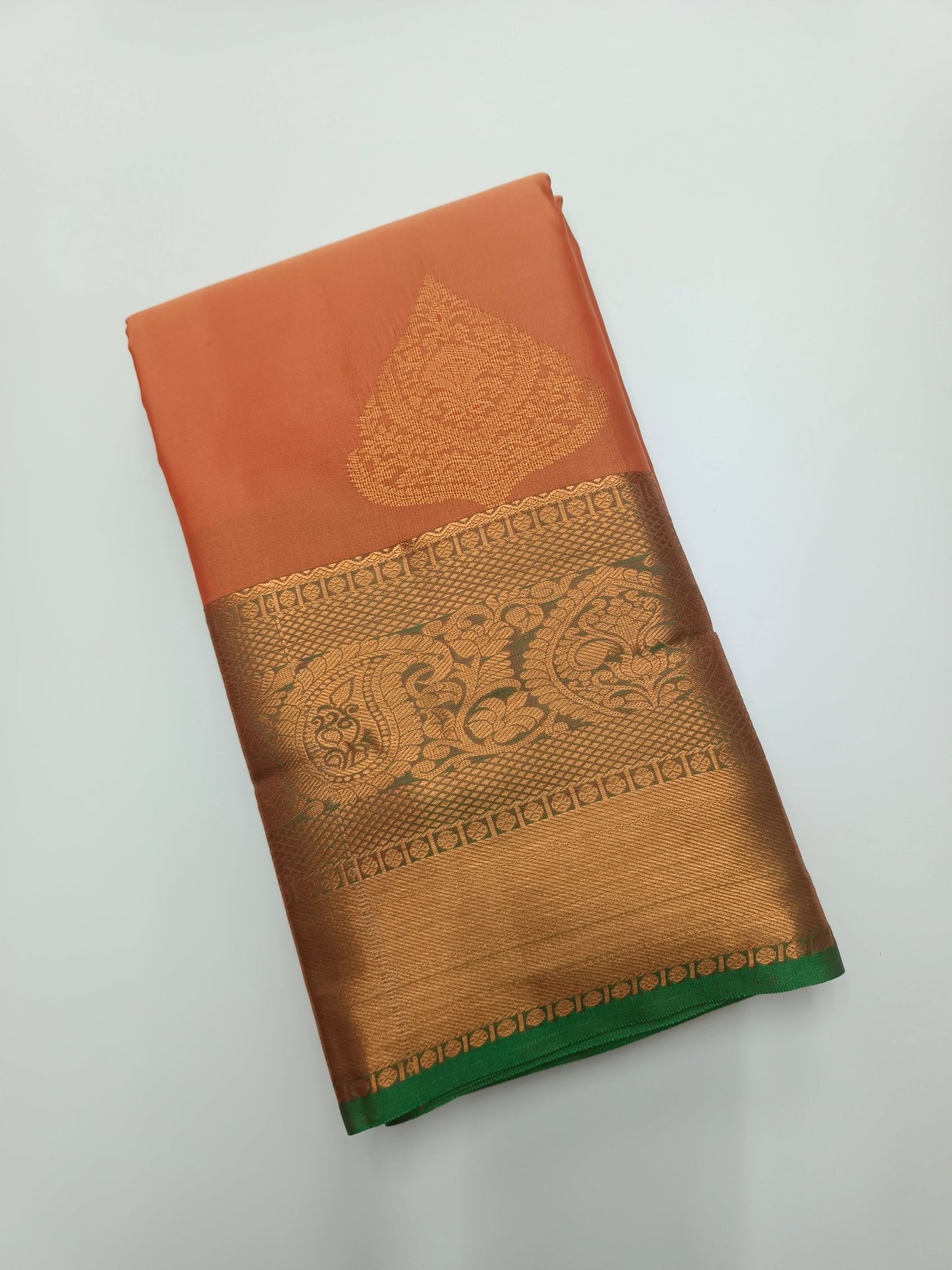 KANCHIPURAM SEMI SILK SAREE - B S CHANNABASAPPA & SONS