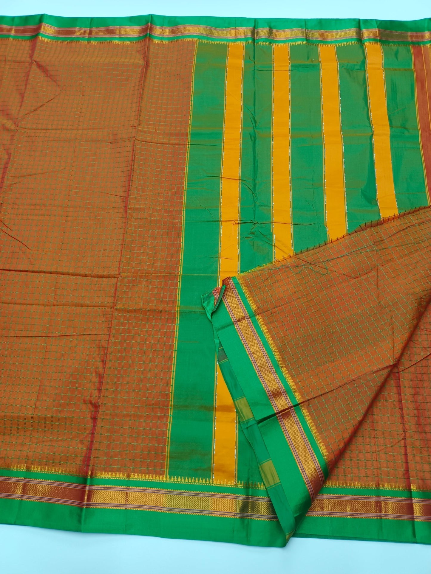 FANCY ILKAL COTTON SAREE - B S CHANNABASAPPA & SONS