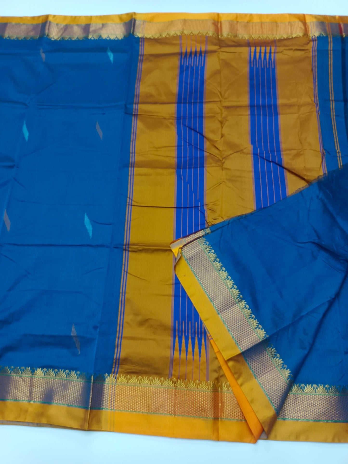 FANCY ILKAL COTTON SAREE - B S CHANNABASAPPA & SONS