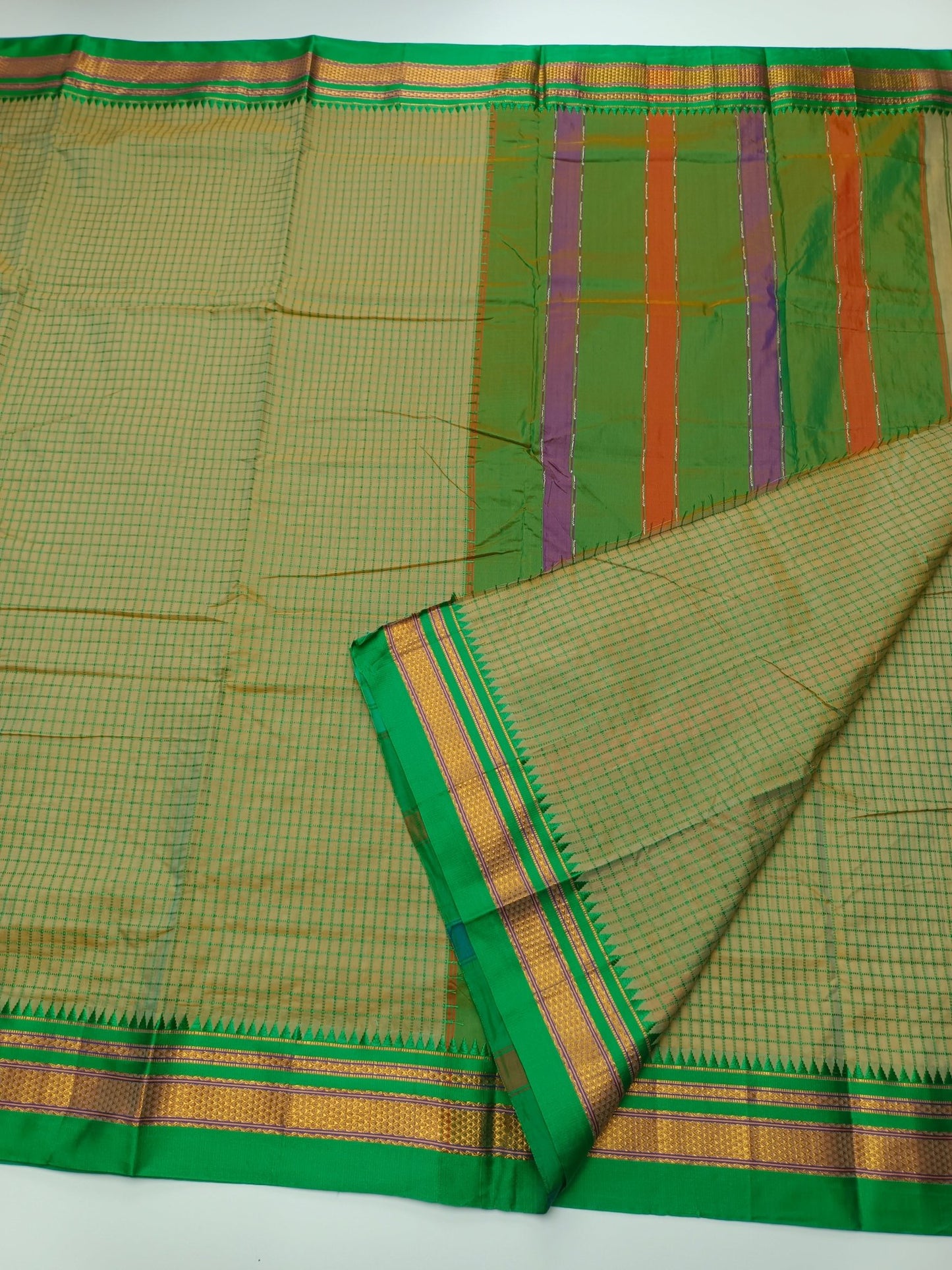 FANCY ILKAL COTTON SAREE - B S CHANNABASAPPA & SONS
