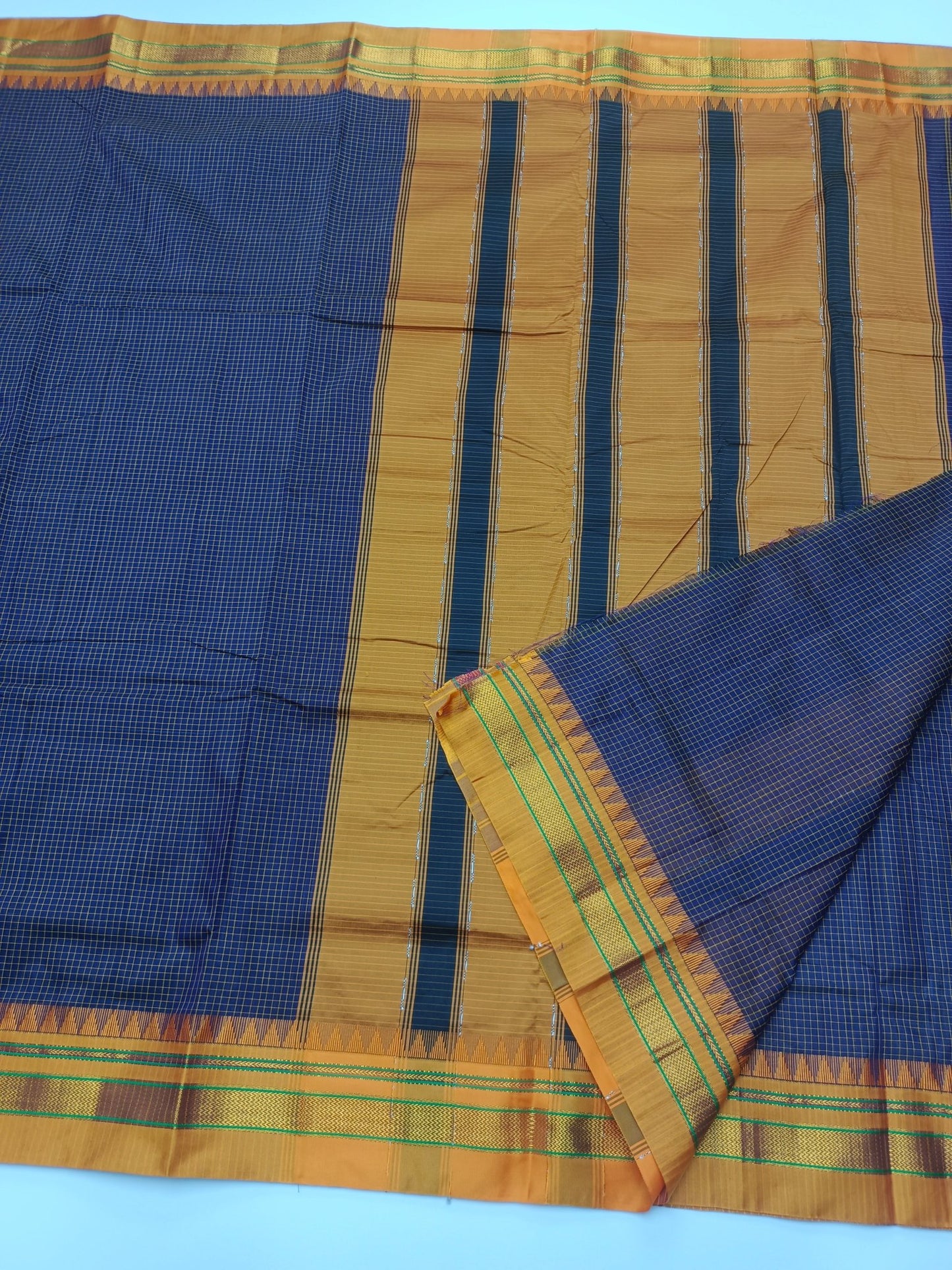 FANCY ILKAL COTTON SAREE - B S CHANNABASAPPA & SONS