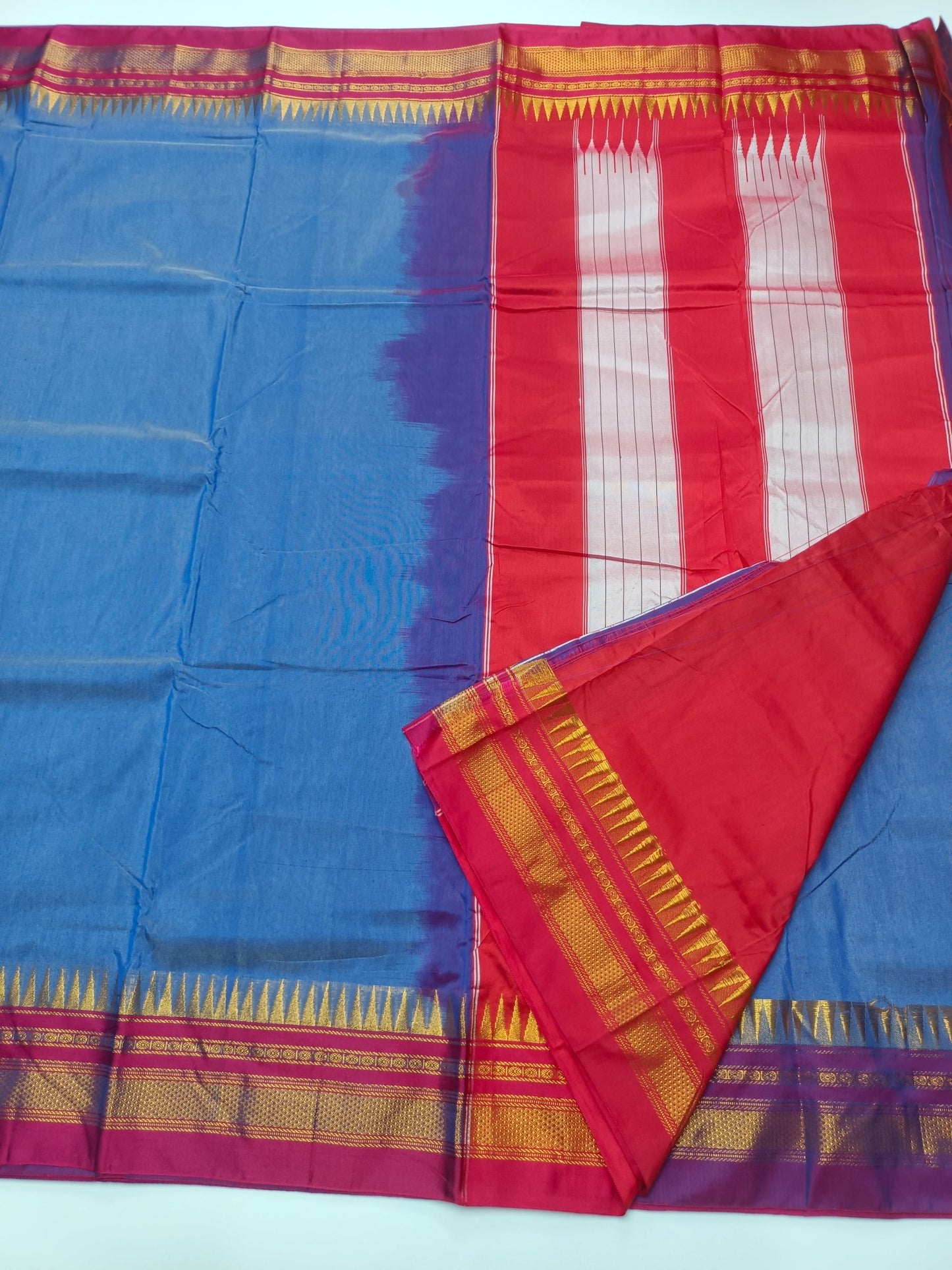 FANCY ILKAL COTTON SAREE - B S CHANNABASAPPA & SONS