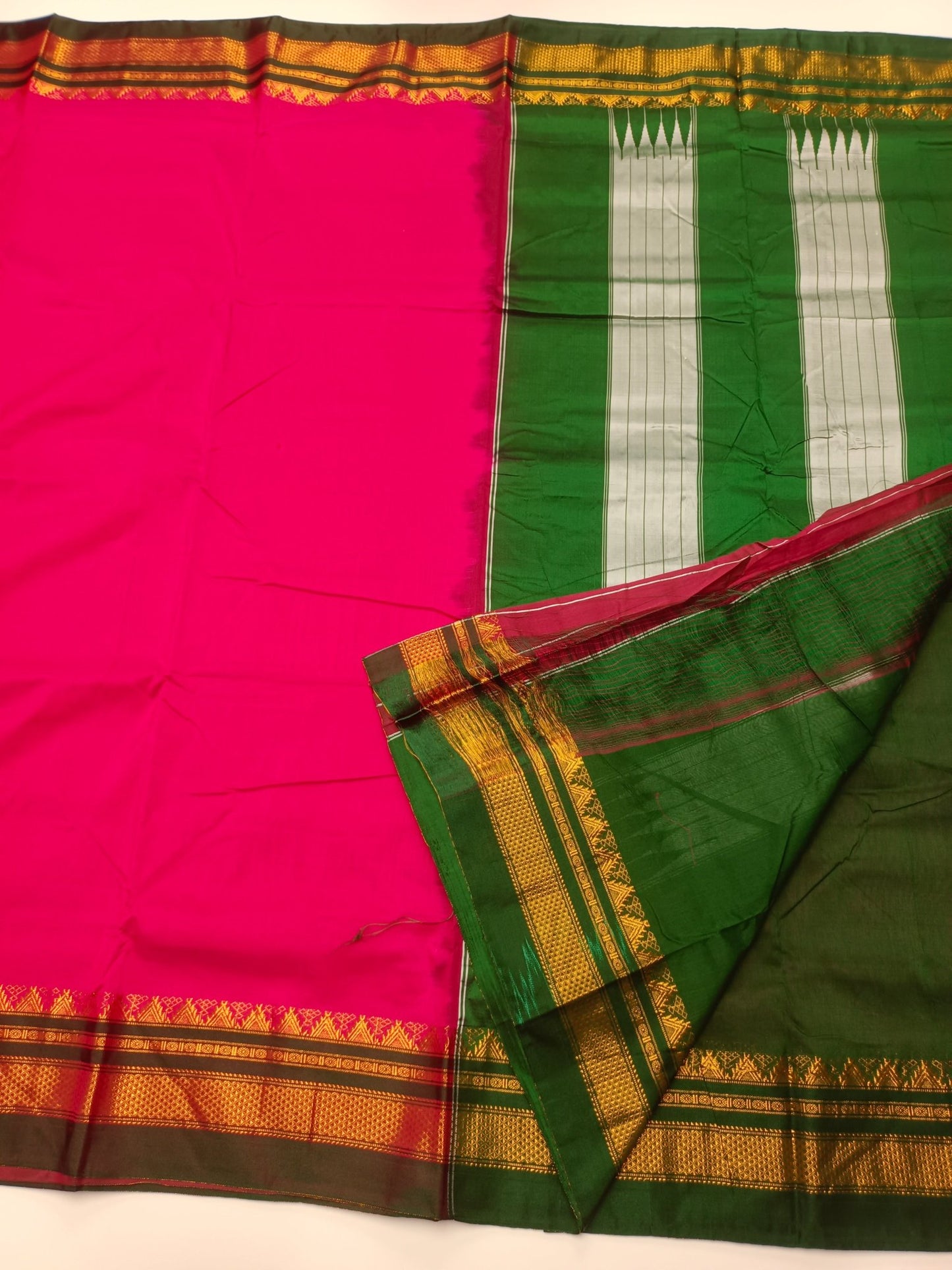 FANCY ILKAL COTTON SAREE - B S CHANNABASAPPA & SONS