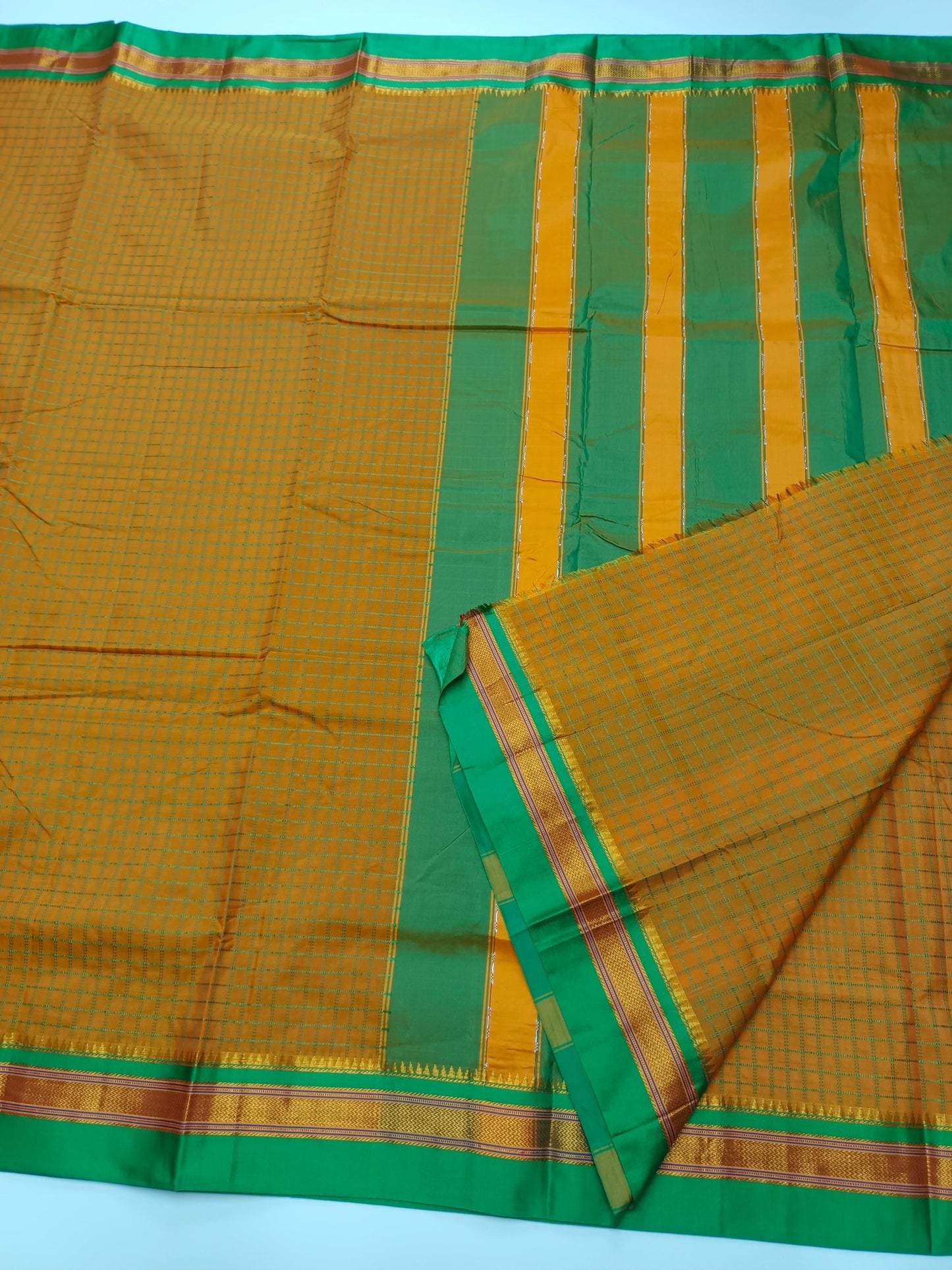 FANCY ILKAL COTTON SAREE - B S CHANNABASAPPA & SONS