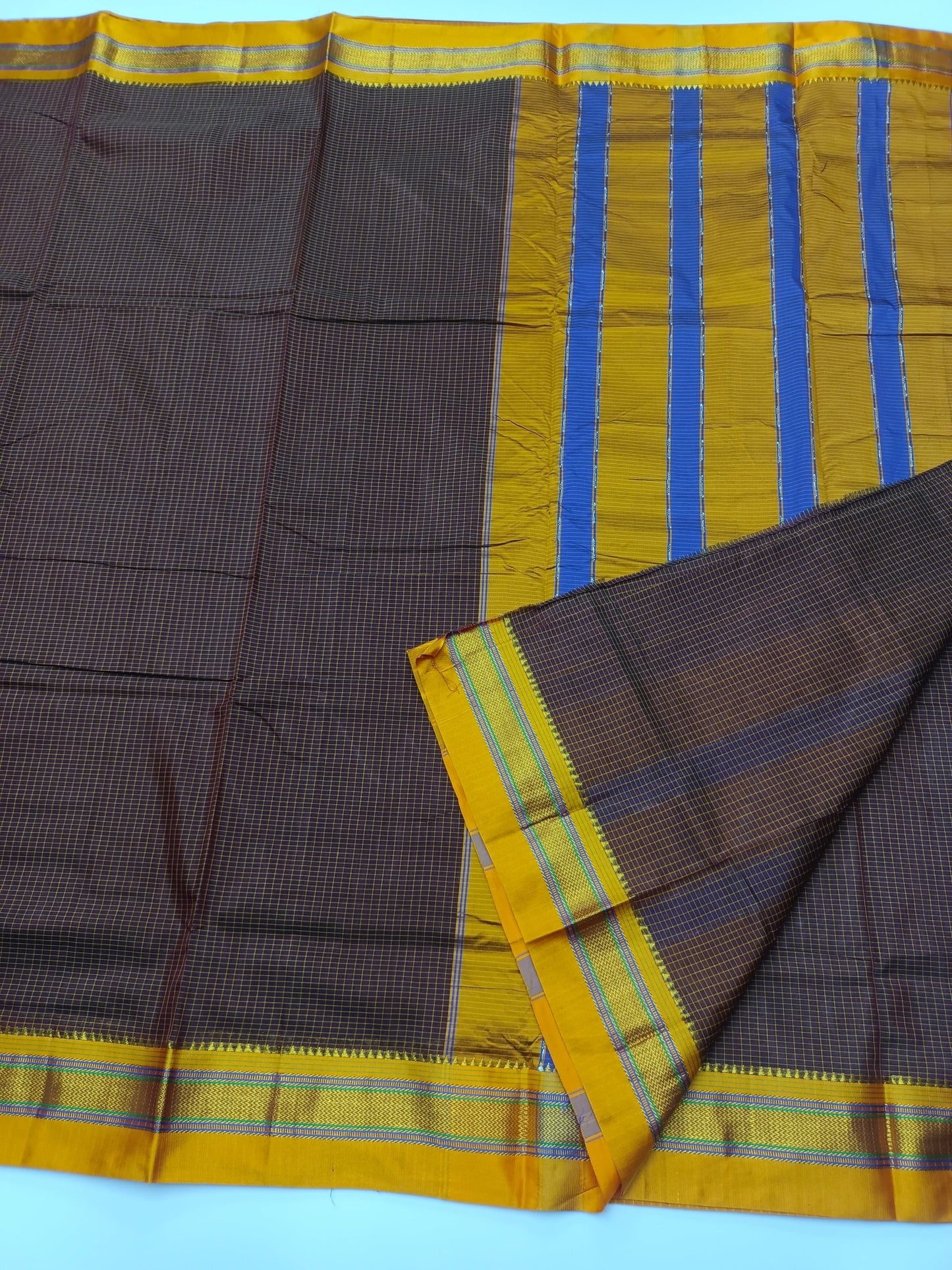 FANCY ILKAL COTTON SAREE - B S CHANNABASAPPA & SONS