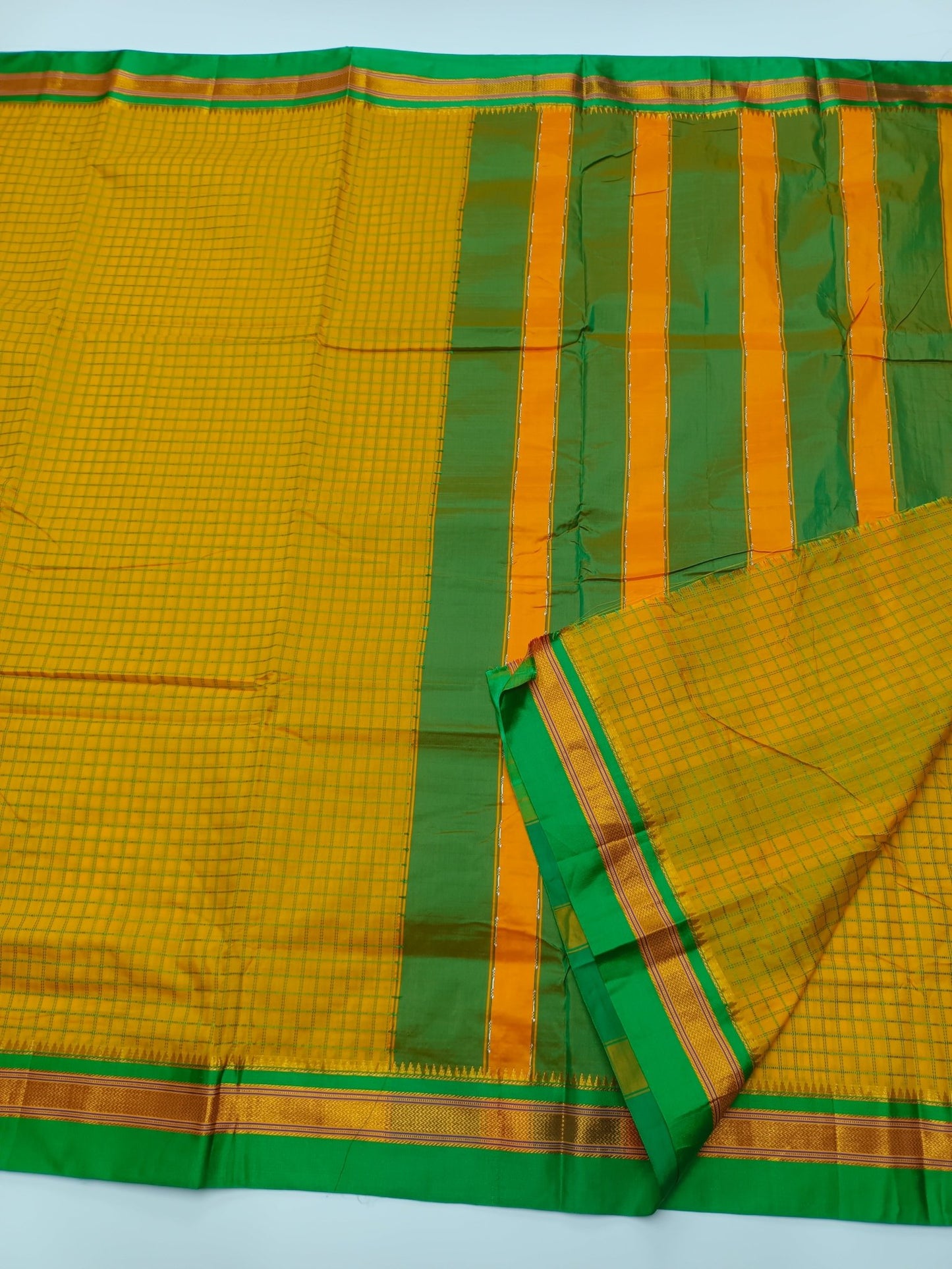 FANCY ILKAL COTTON SAREE - B S CHANNABASAPPA & SONS