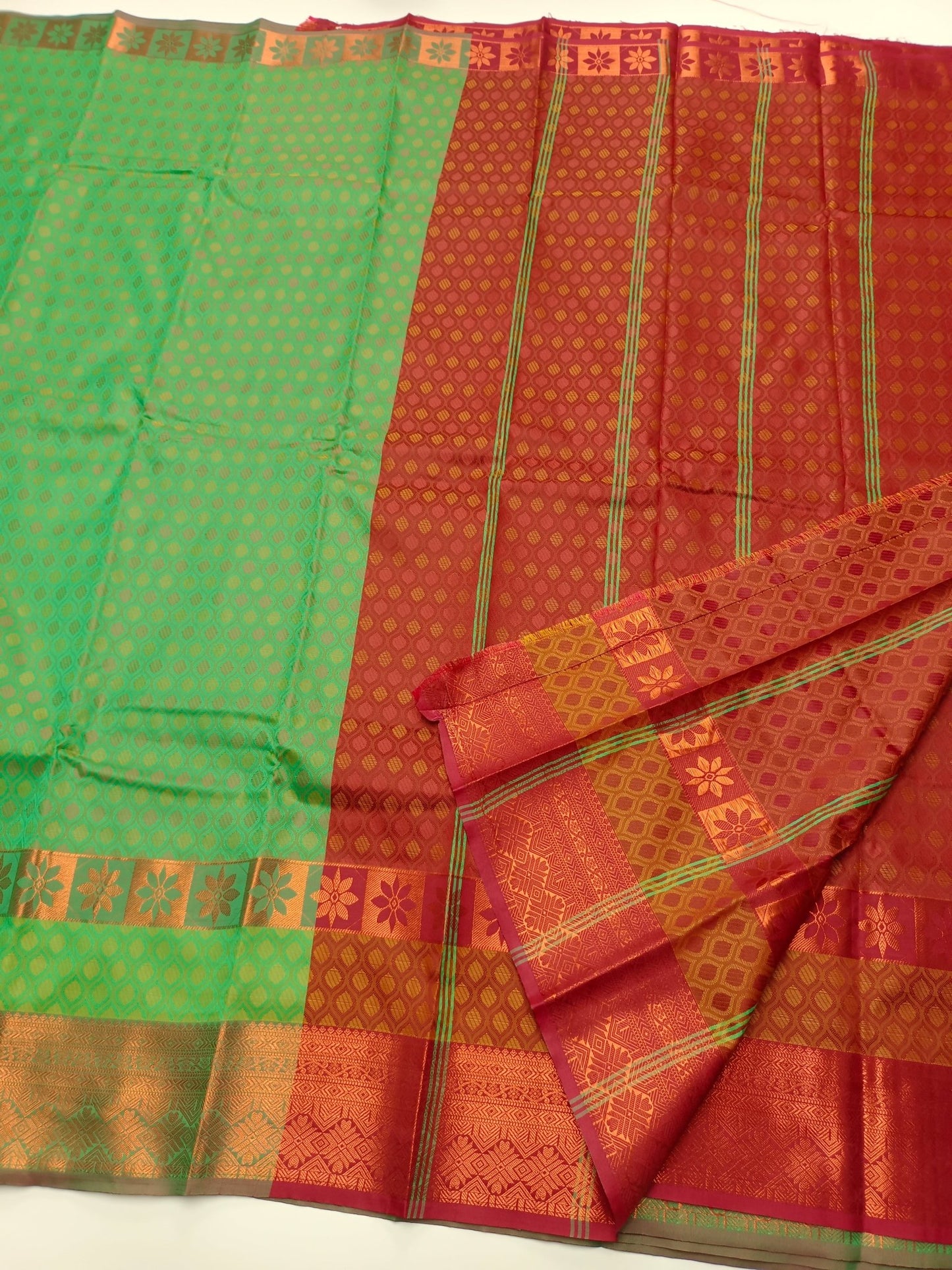 ART SILK EMBOSE SAREE - B S CHANNABASAPPA & SONS