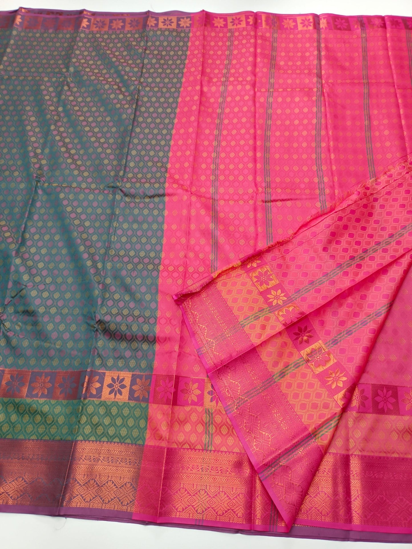 ART SILK EMBOSE SAREE - B S CHANNABASAPPA & SONS