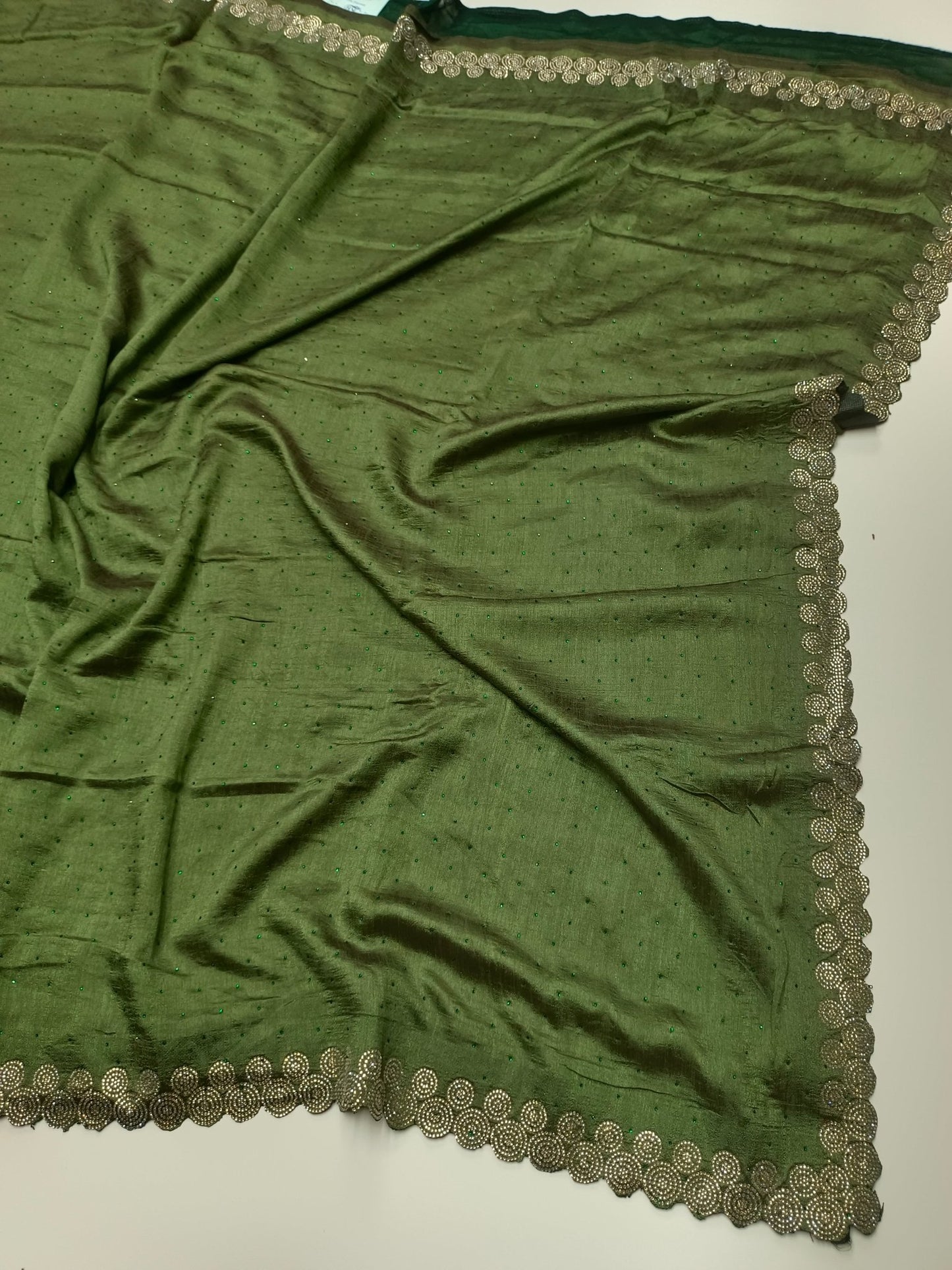 FANCY EMBROIDERY WORK SAREE - B S CHANNABASAPPA & SONS