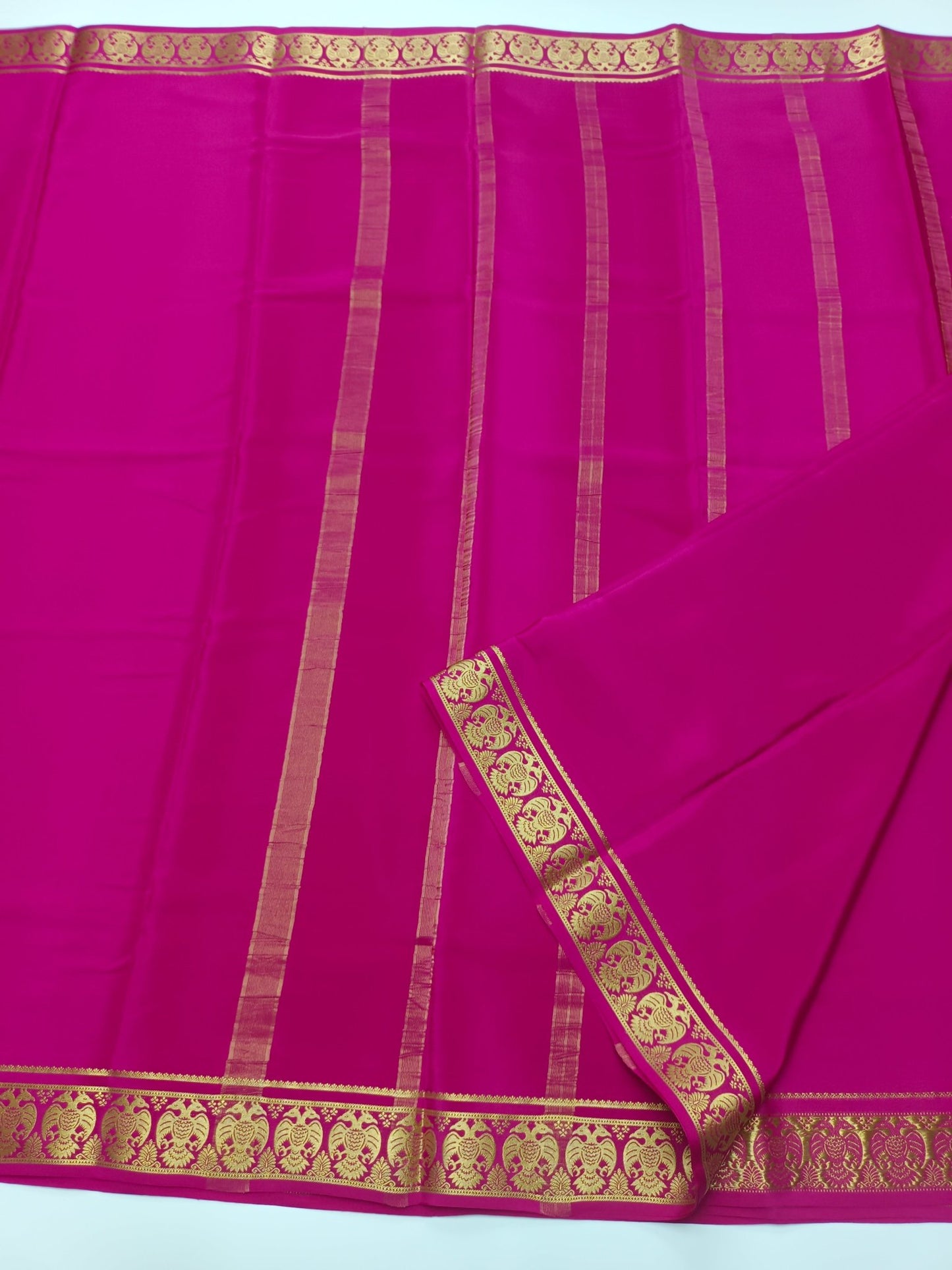 PURE CREPE SILK SAREE - B S CHANNABASAPPA & SONS